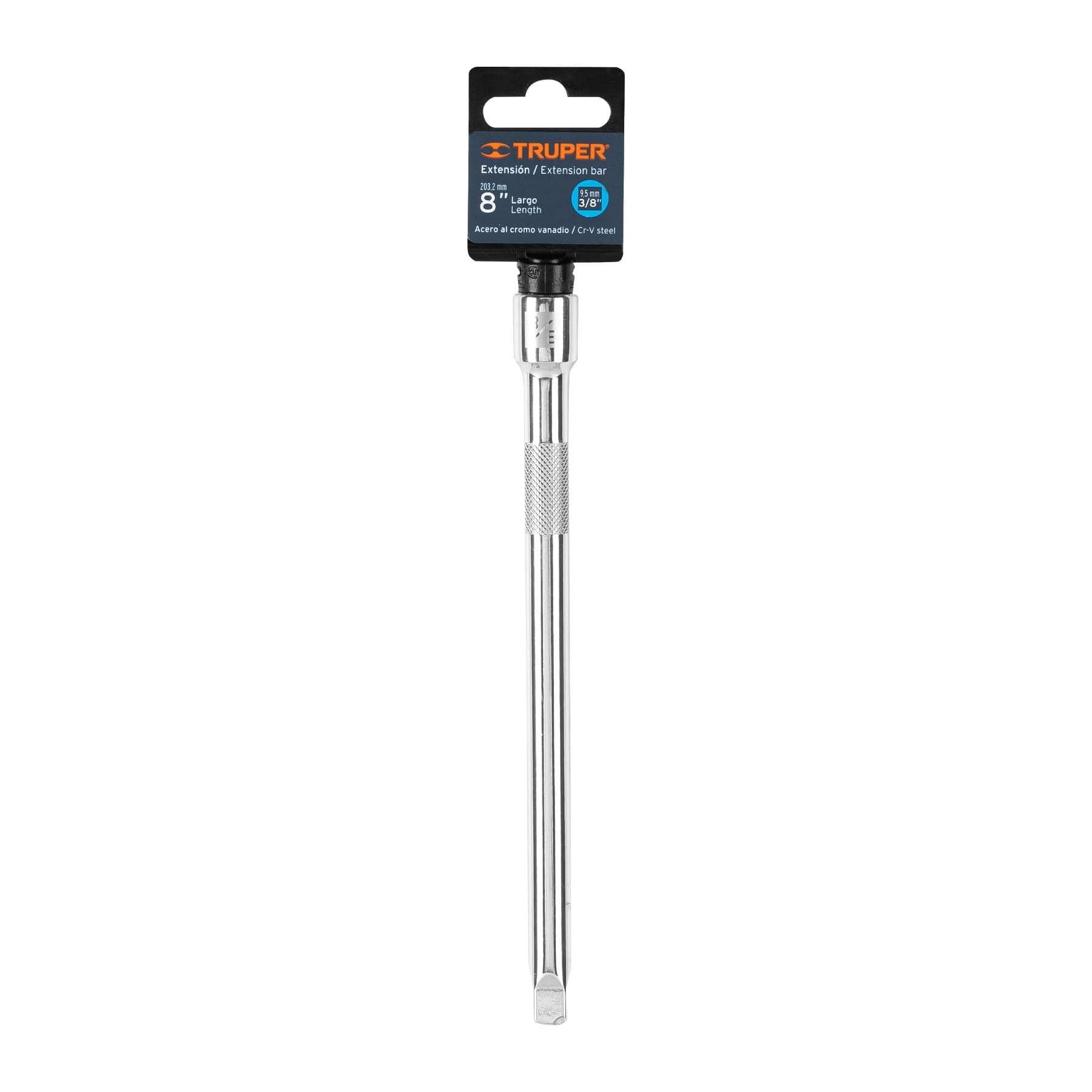 Extensión para matraca, cuadro 3/8", largo 8", TRUPER
