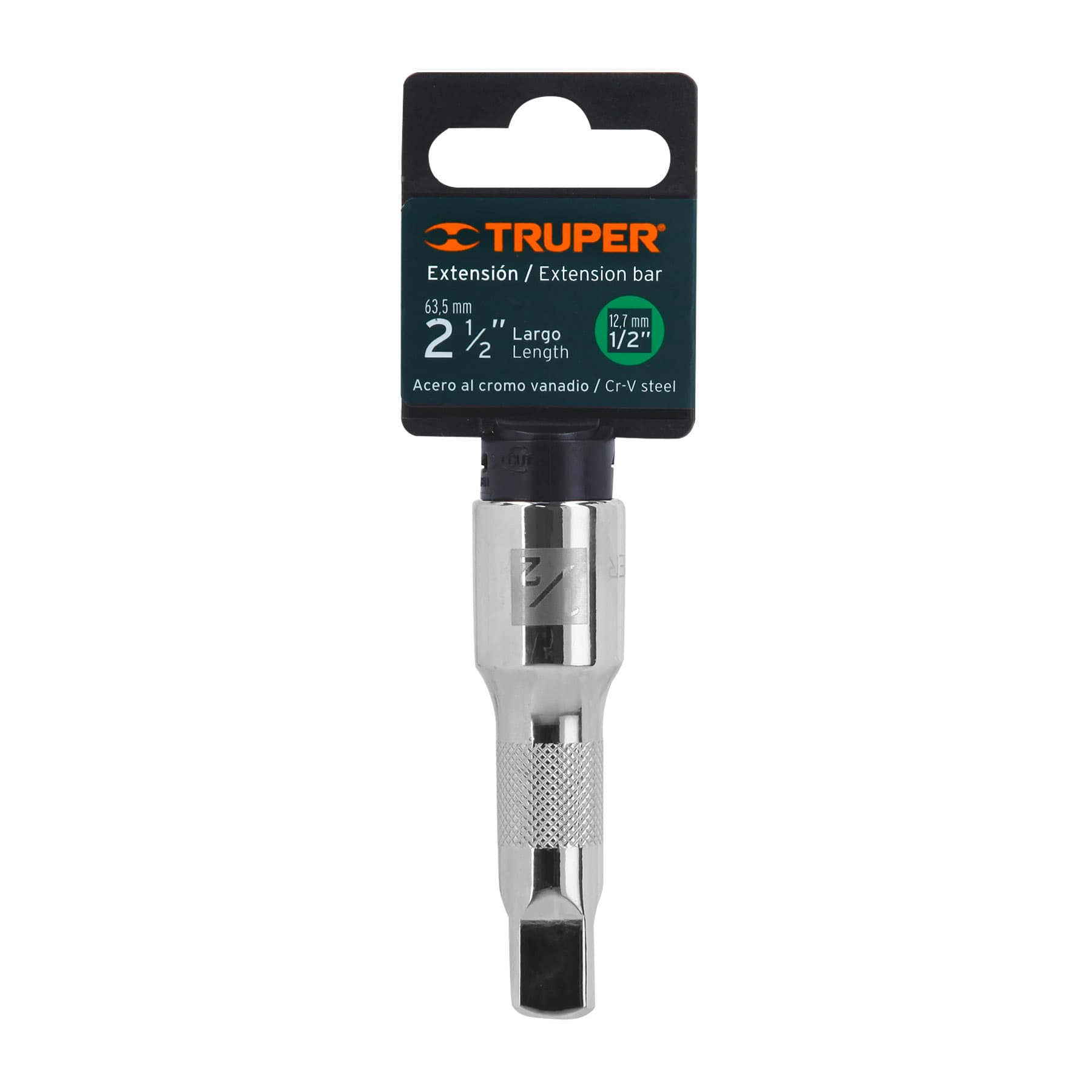 Extensión para matraca, cuadro 1/2", largo 2-1/2", TRUPER