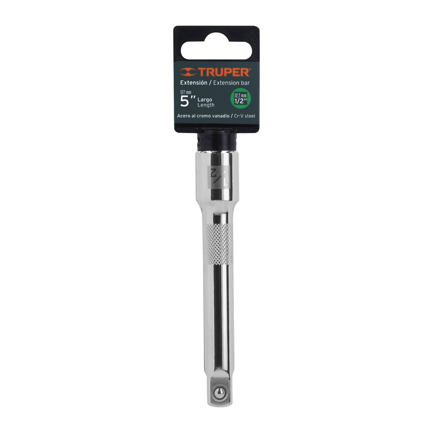 Extensión para matraca, cuadro 1/2", largo 5", TRUPER