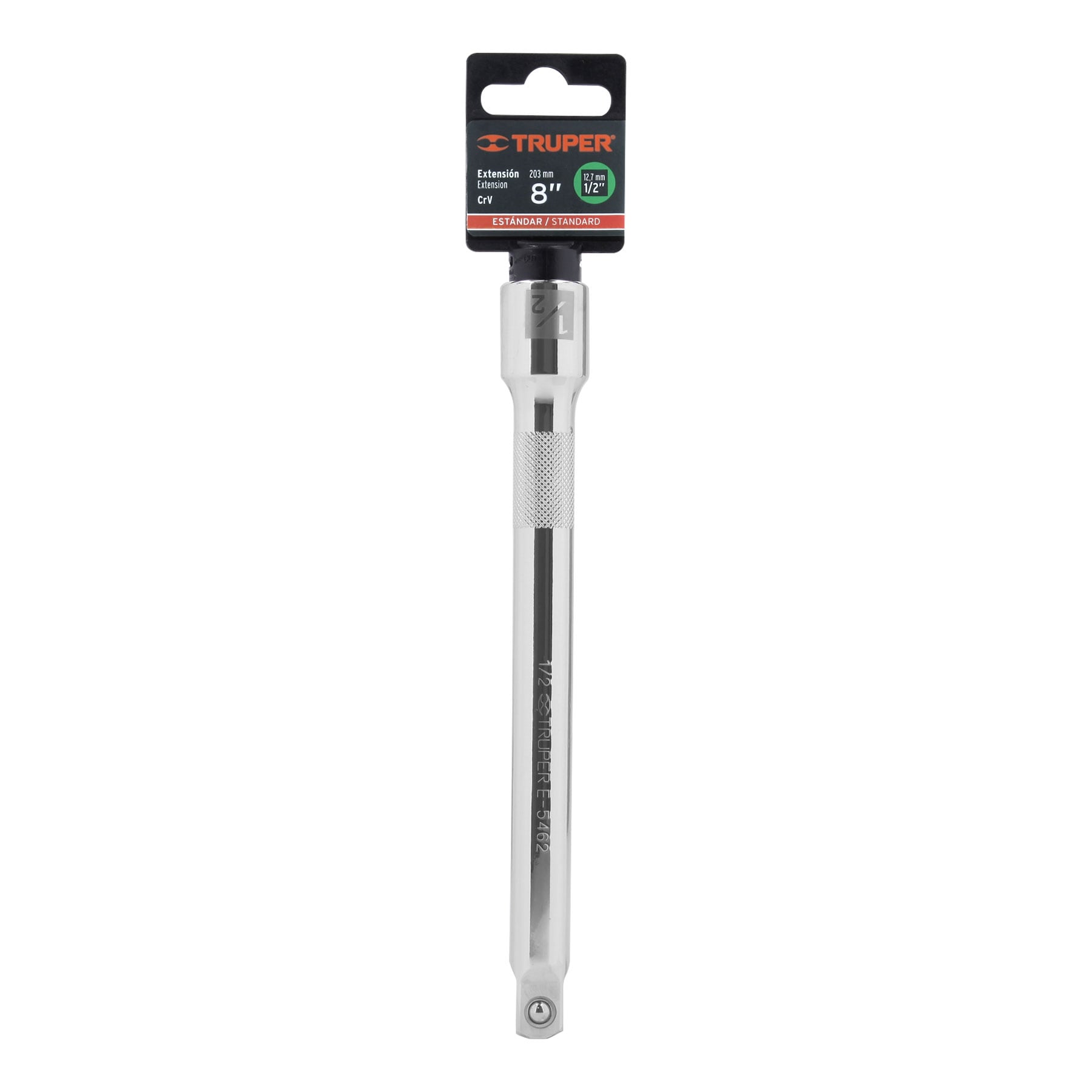 Extensión para matraca, cuadro 1/2", largo 8", TRUPER