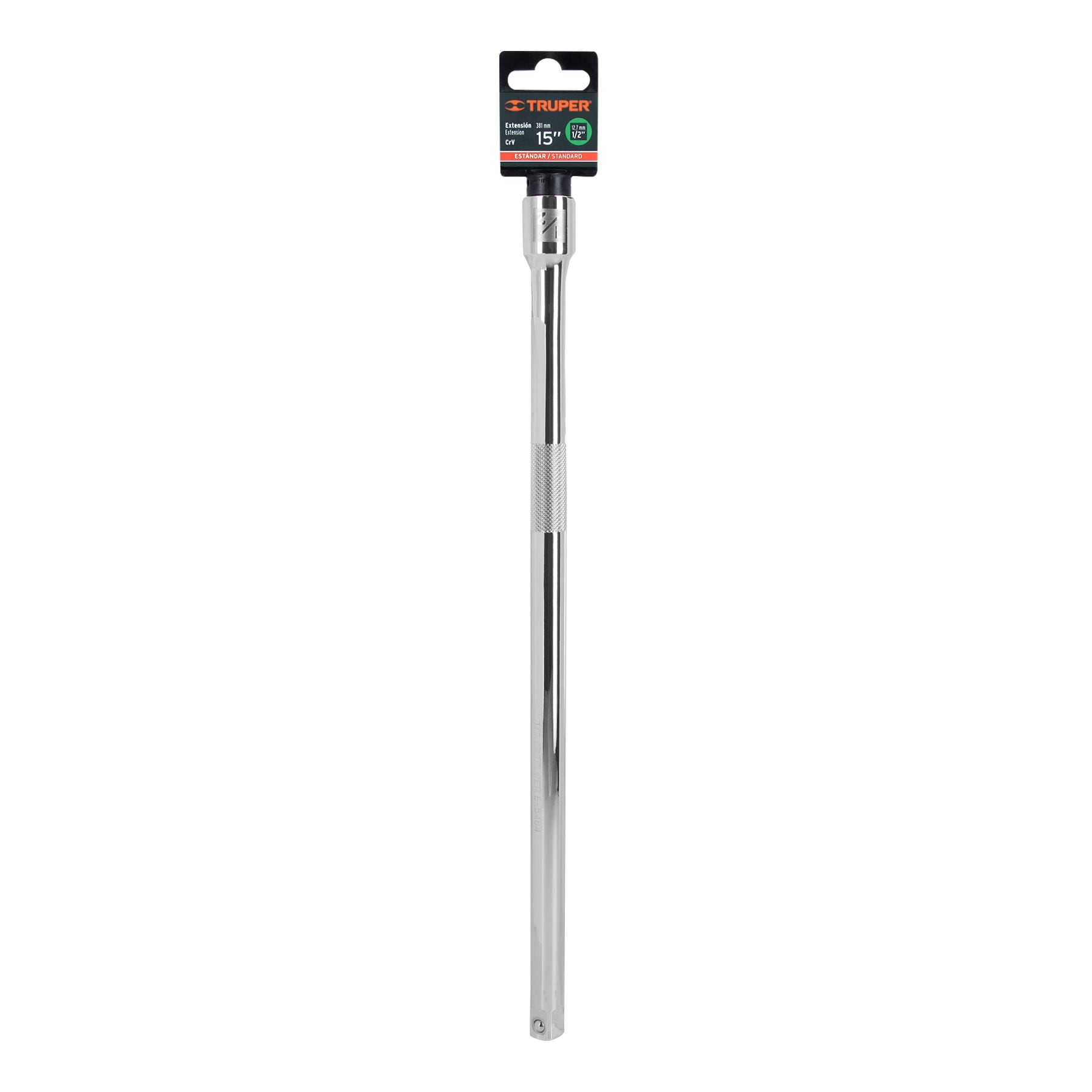 Extensión para matraca, cuadro 1/2", largo 15", TRUPER
