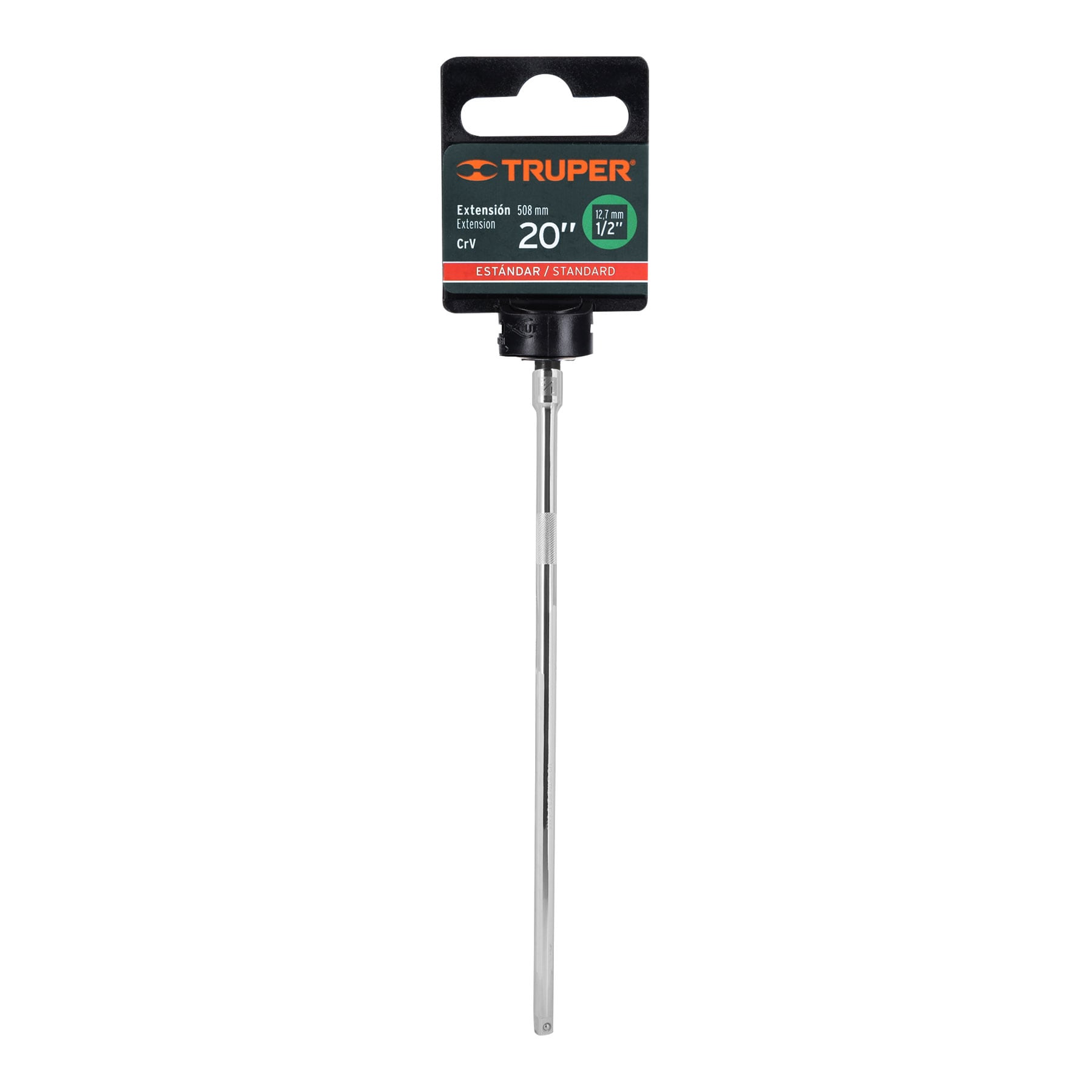Extensión para matraca, cuadro 1/2", largo 20", TRUPER