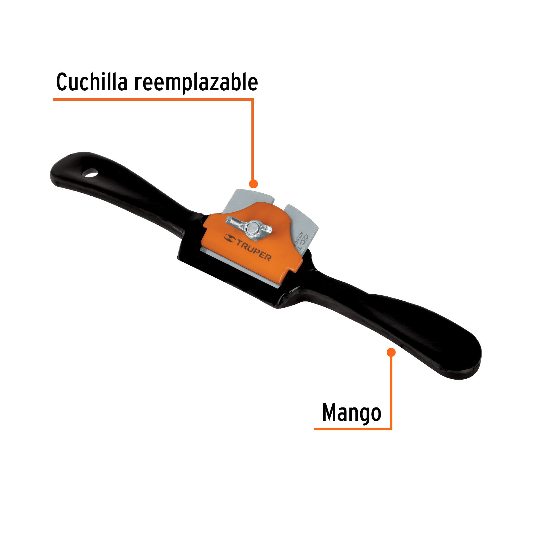 Escochebre curvo 9", TRUPER