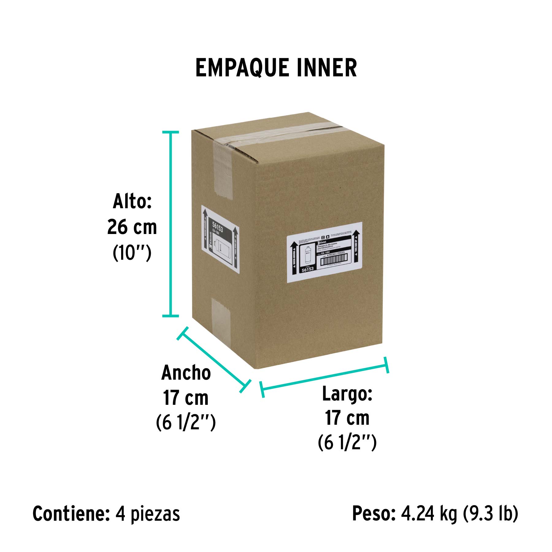 Shampoo alta espuma para hidrolavadora, 1 L, KLINTEK - Empaque