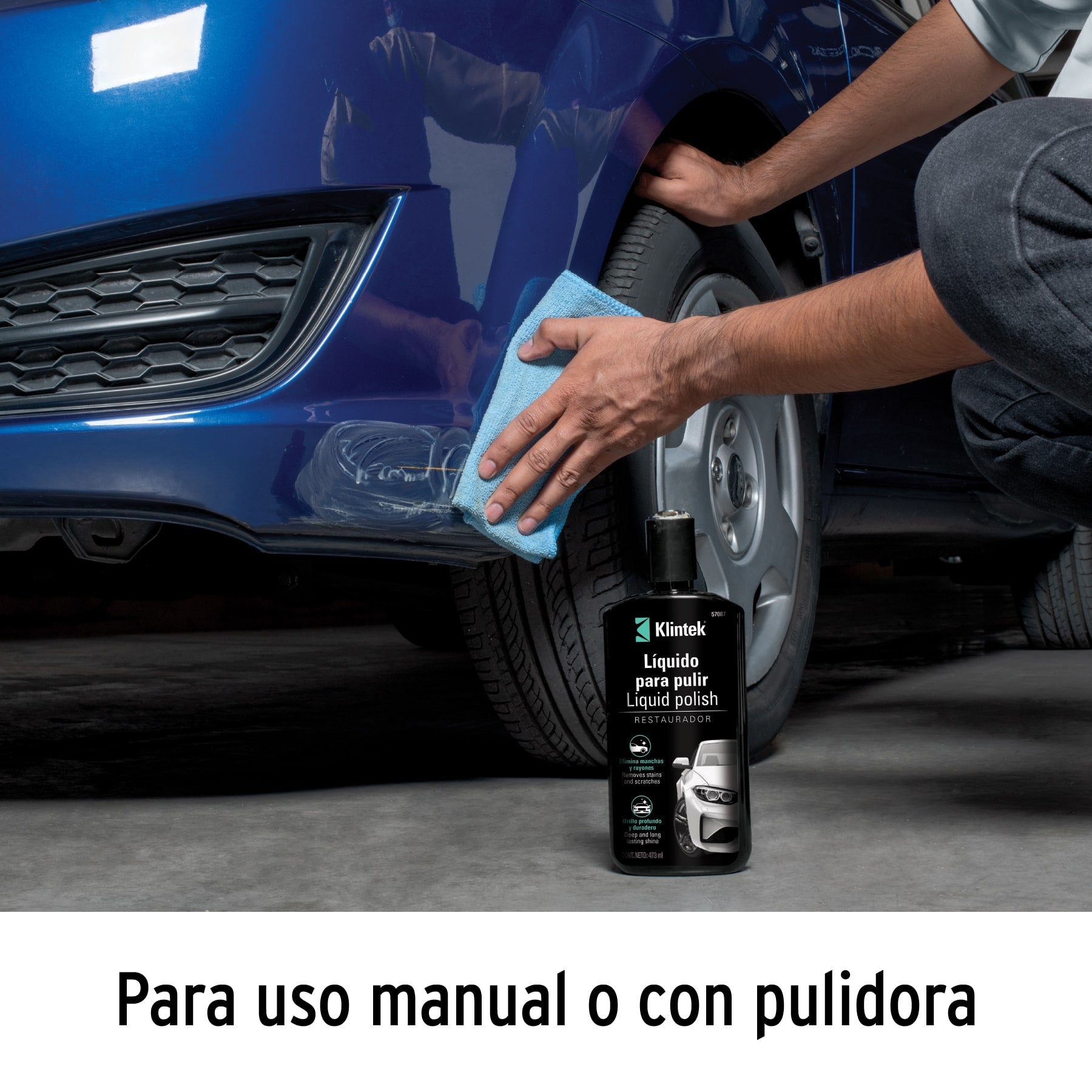 Polish líquido para auto, 473 ml, KLINTEK