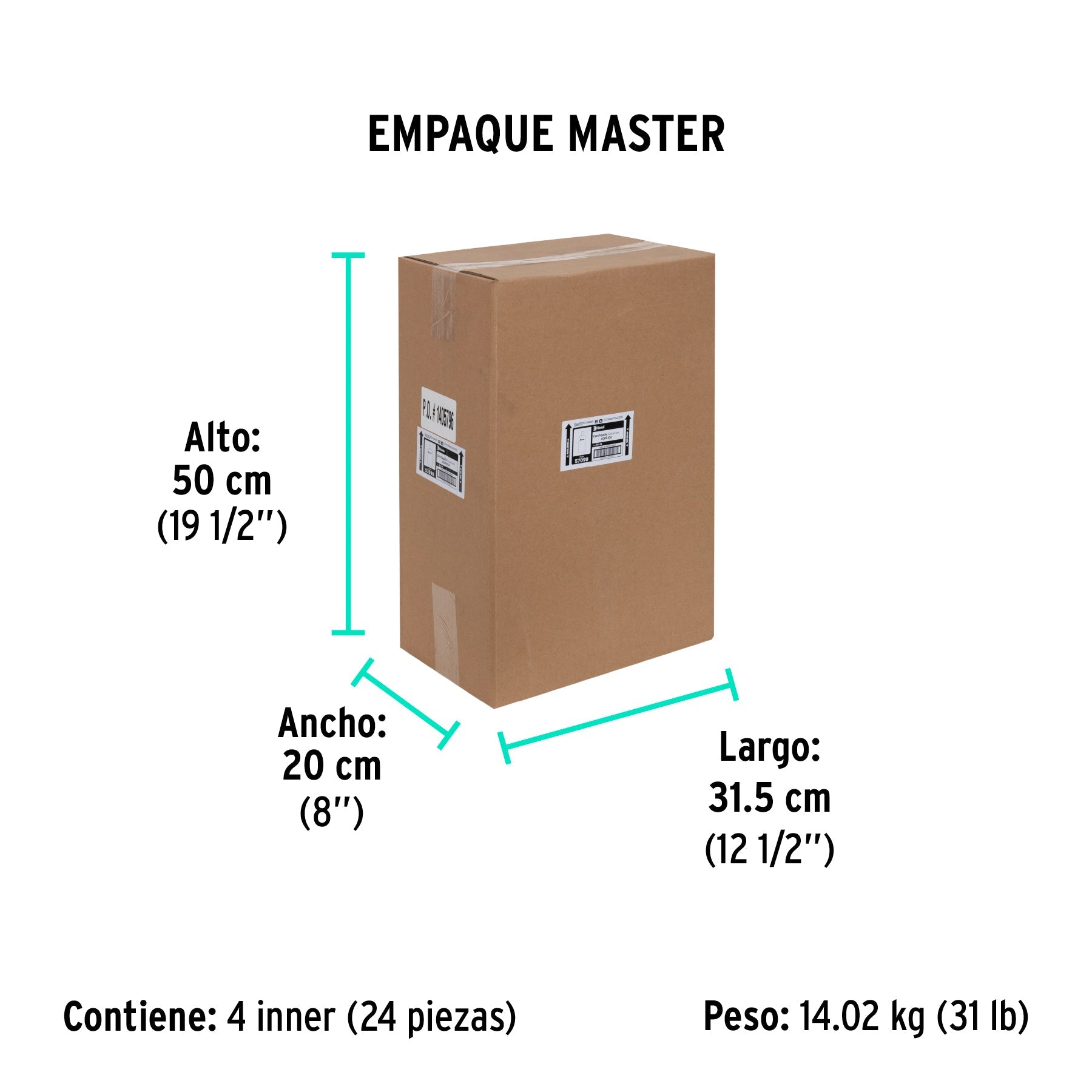 Cera líquida acrílica para auto, 473 ml, KLINTEK - Empaque