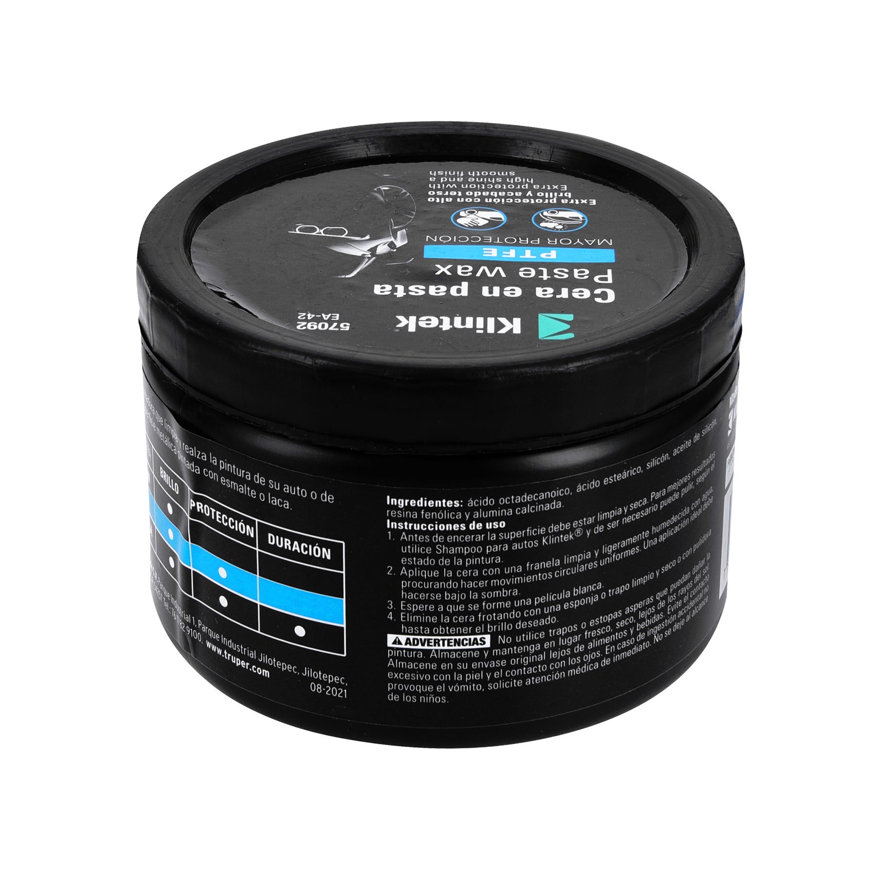 Cera en pasta PTFE para auto, 500 g, KLINTEK