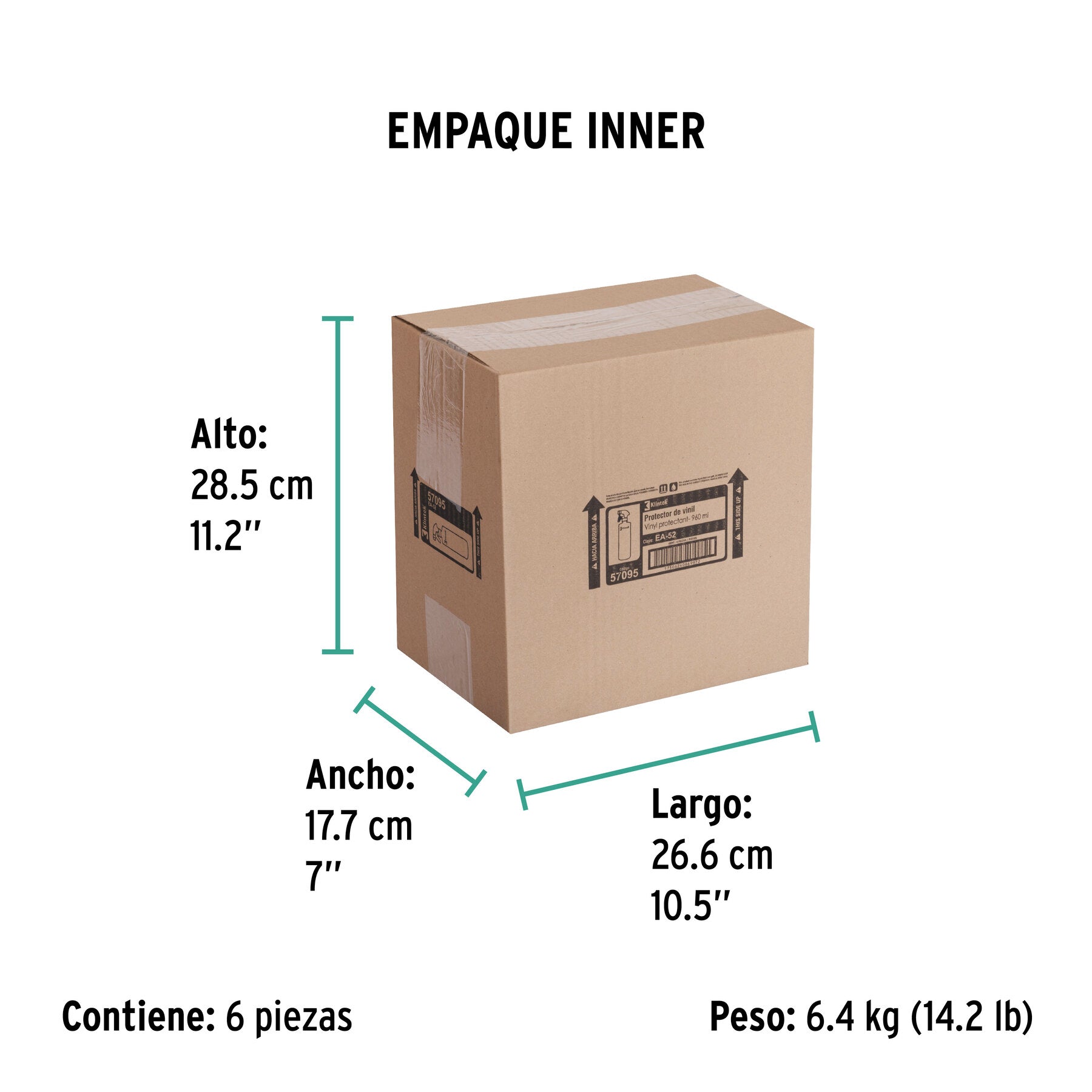 Líquido protector de vinil, 960 ml, KLINTEK - Empaque