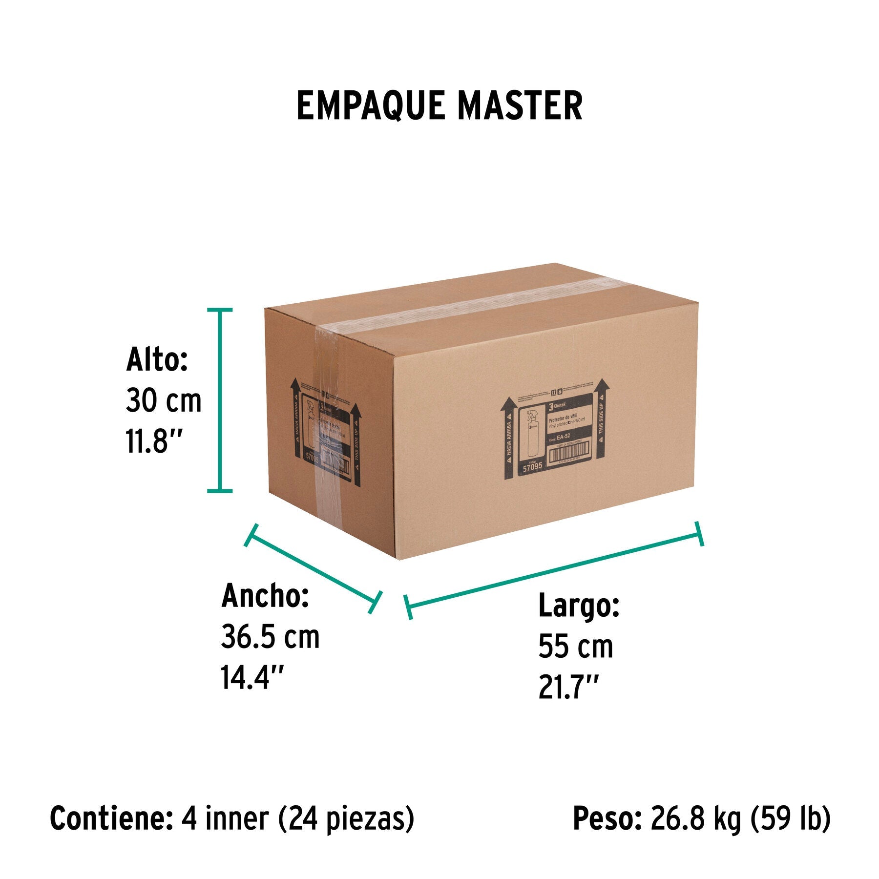 Líquido protector de vinil, 960 ml, KLINTEK - Empaque