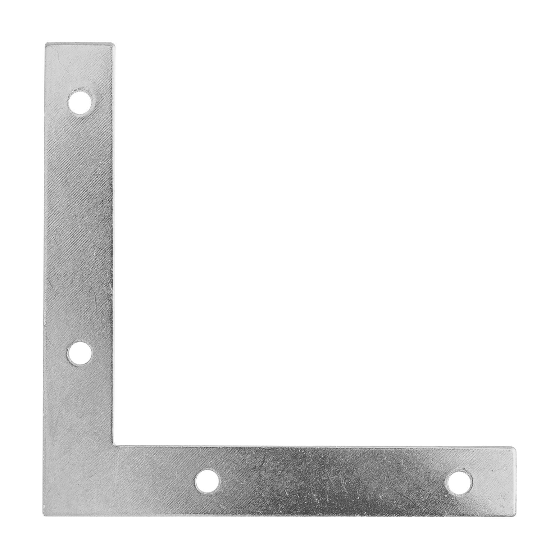 Bolsa c/24 escuadras planas cantoneras 4" x 4", FIERO