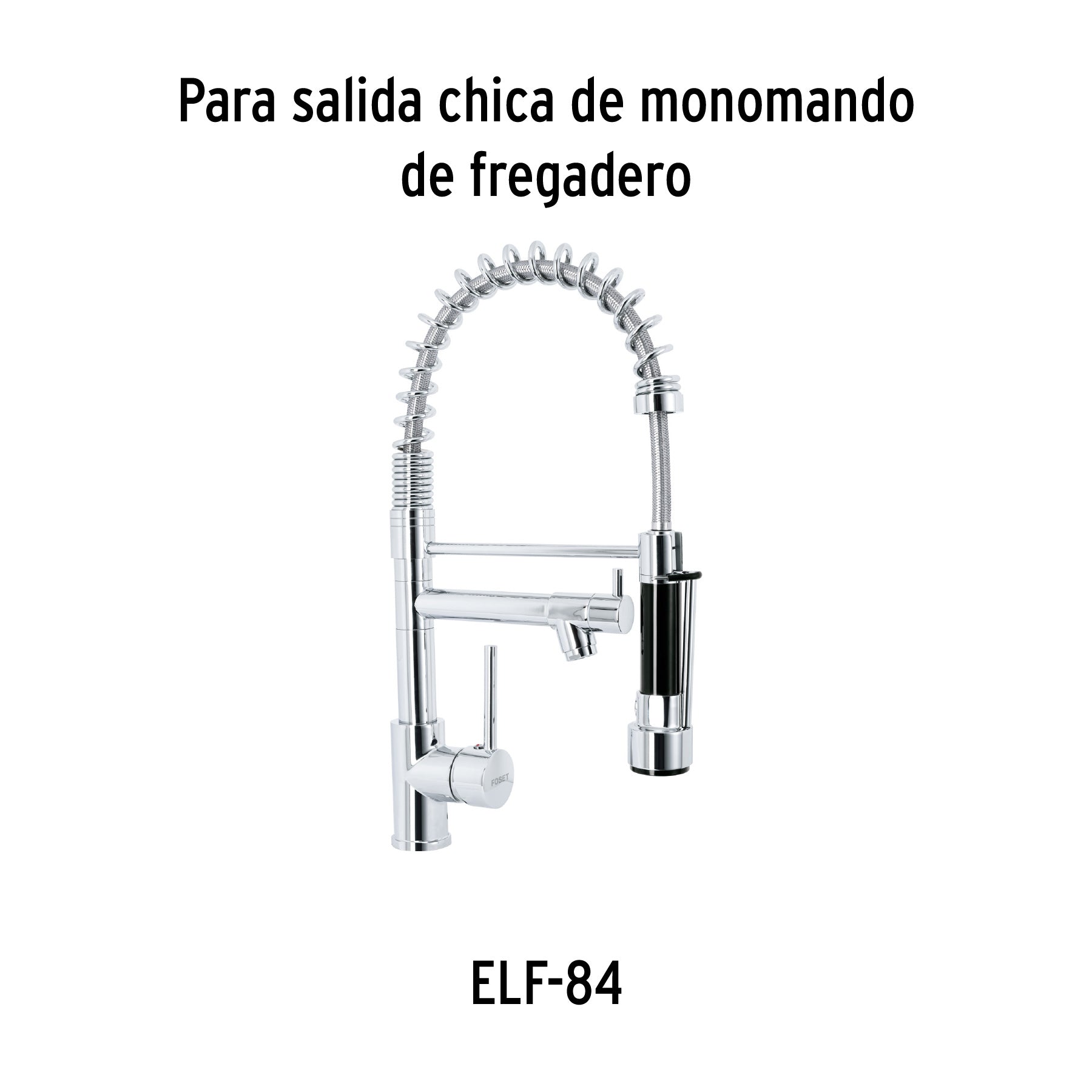 Maneral para salida chica monomando ELF-84, cromo, ELEMENT