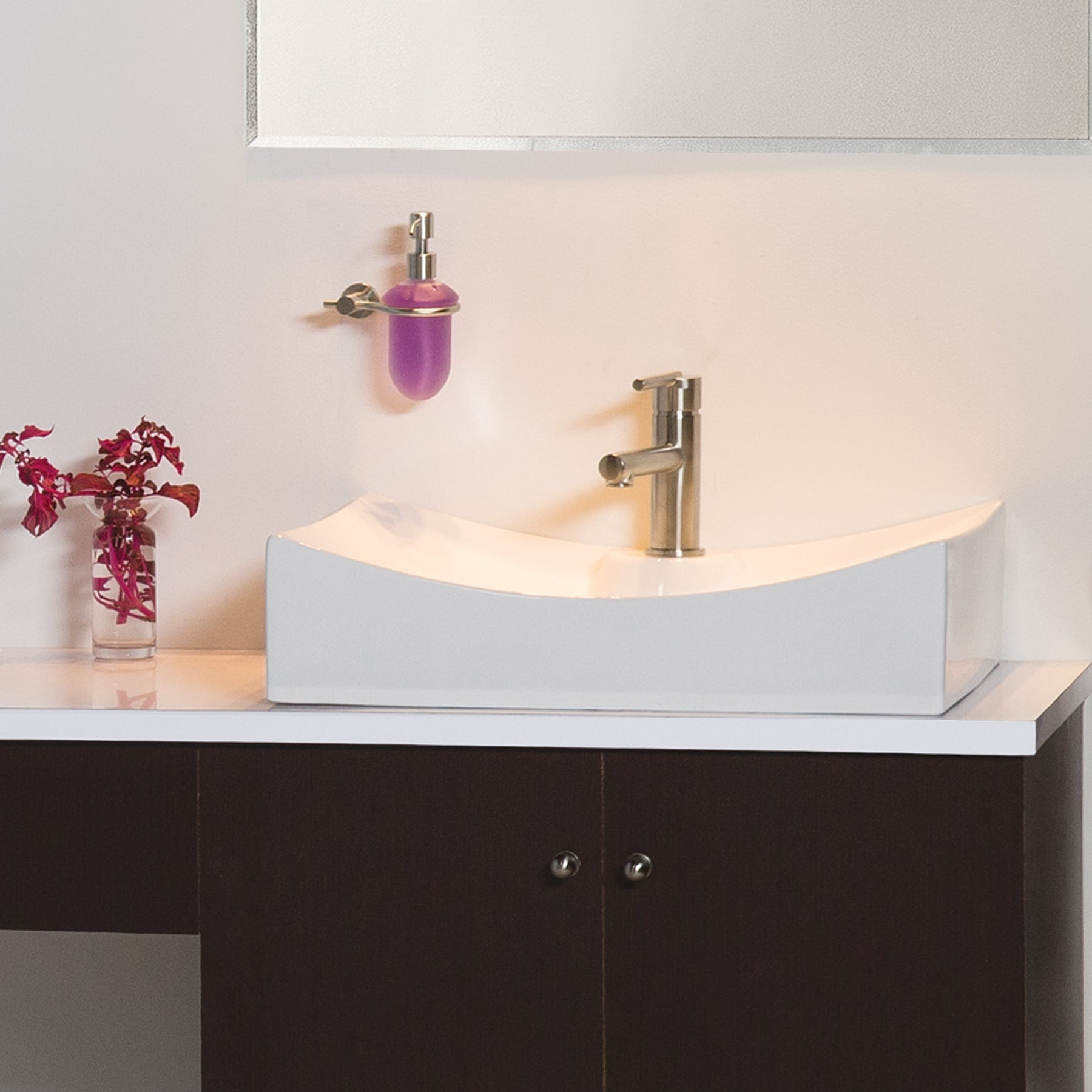 Monomando corto satín para lavabo, FOSET ELEMENT