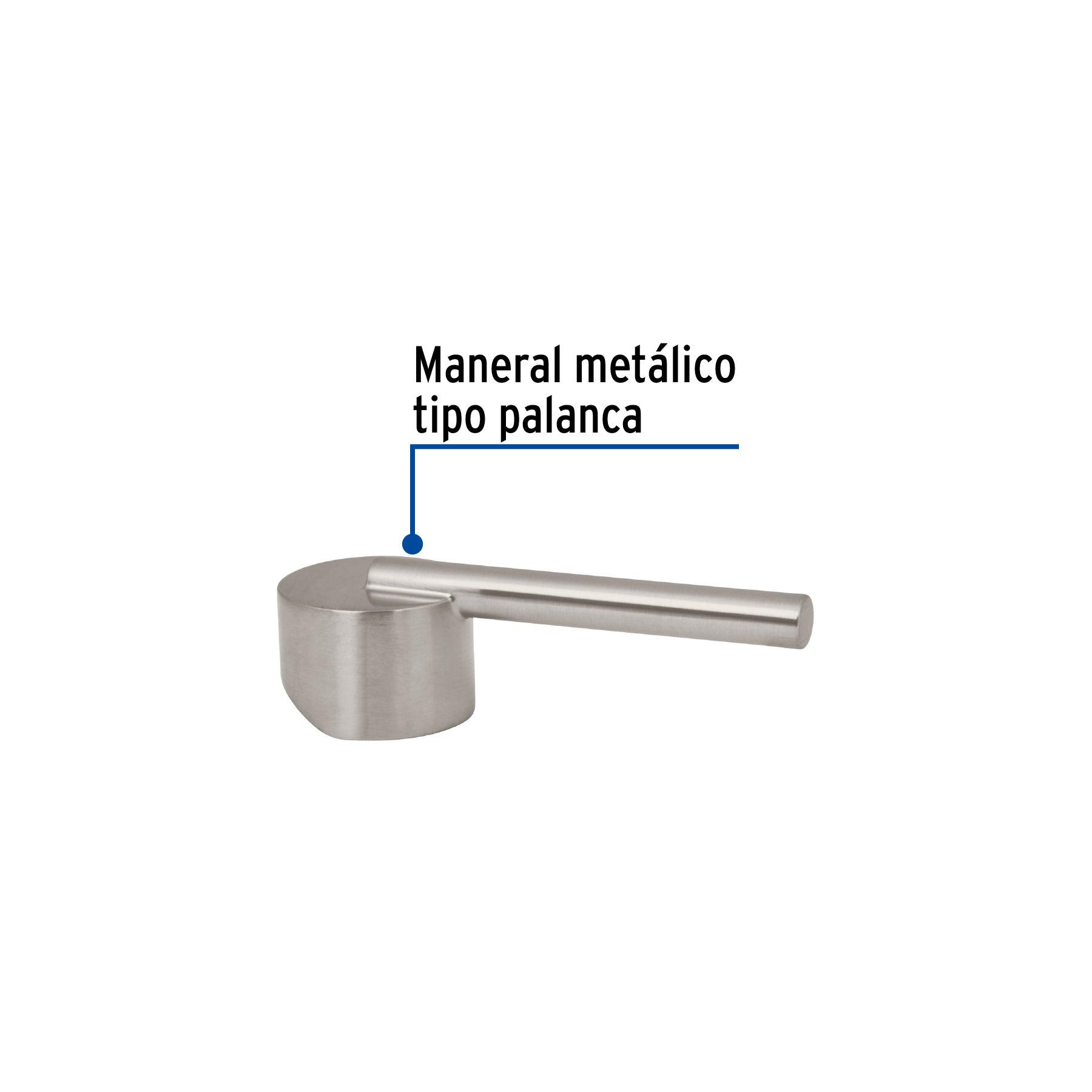 Maneral palanca para monomando de lavabo, satín, ELEMENT