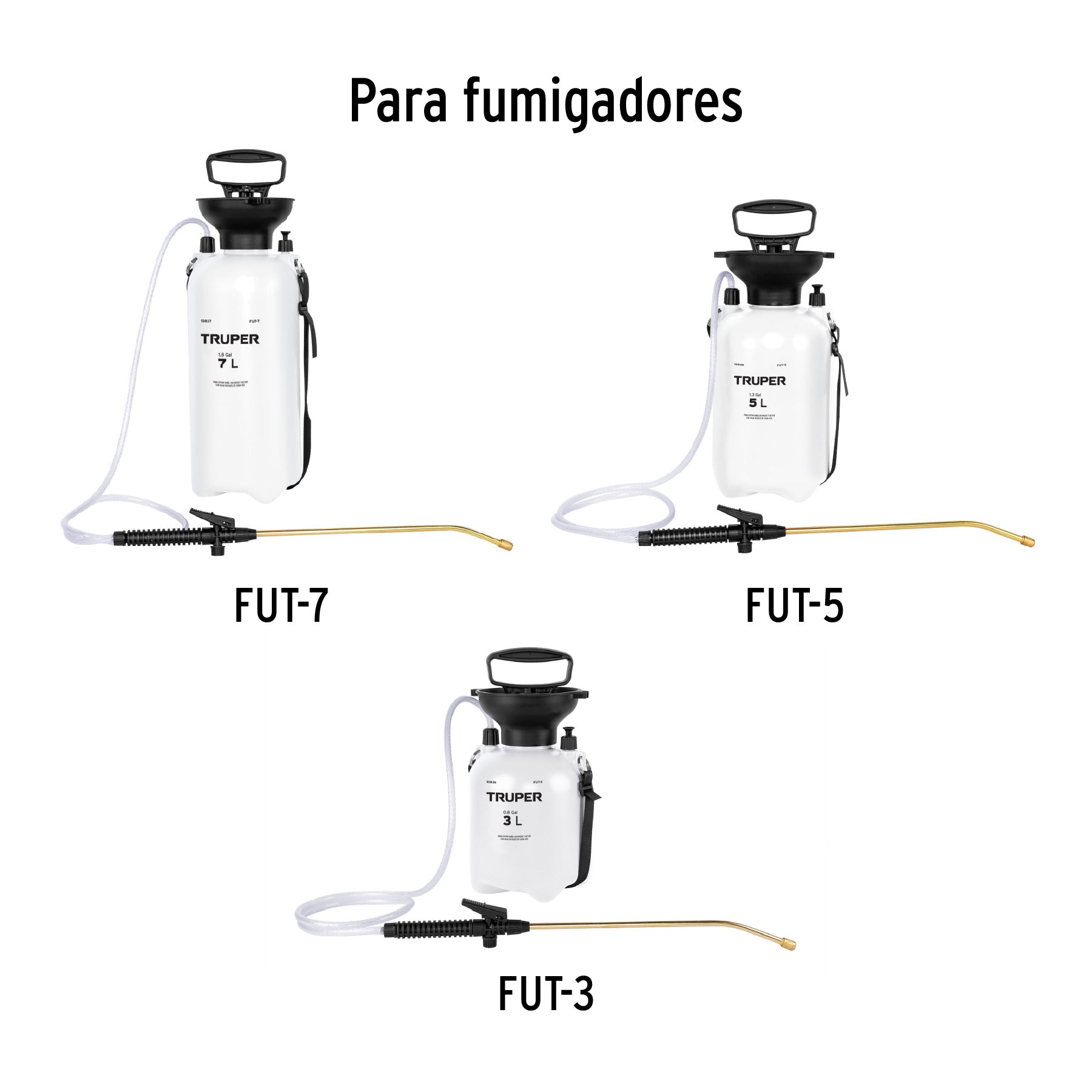 Empaques de repuesto para FUT-3, 5 y 7, TRUPER