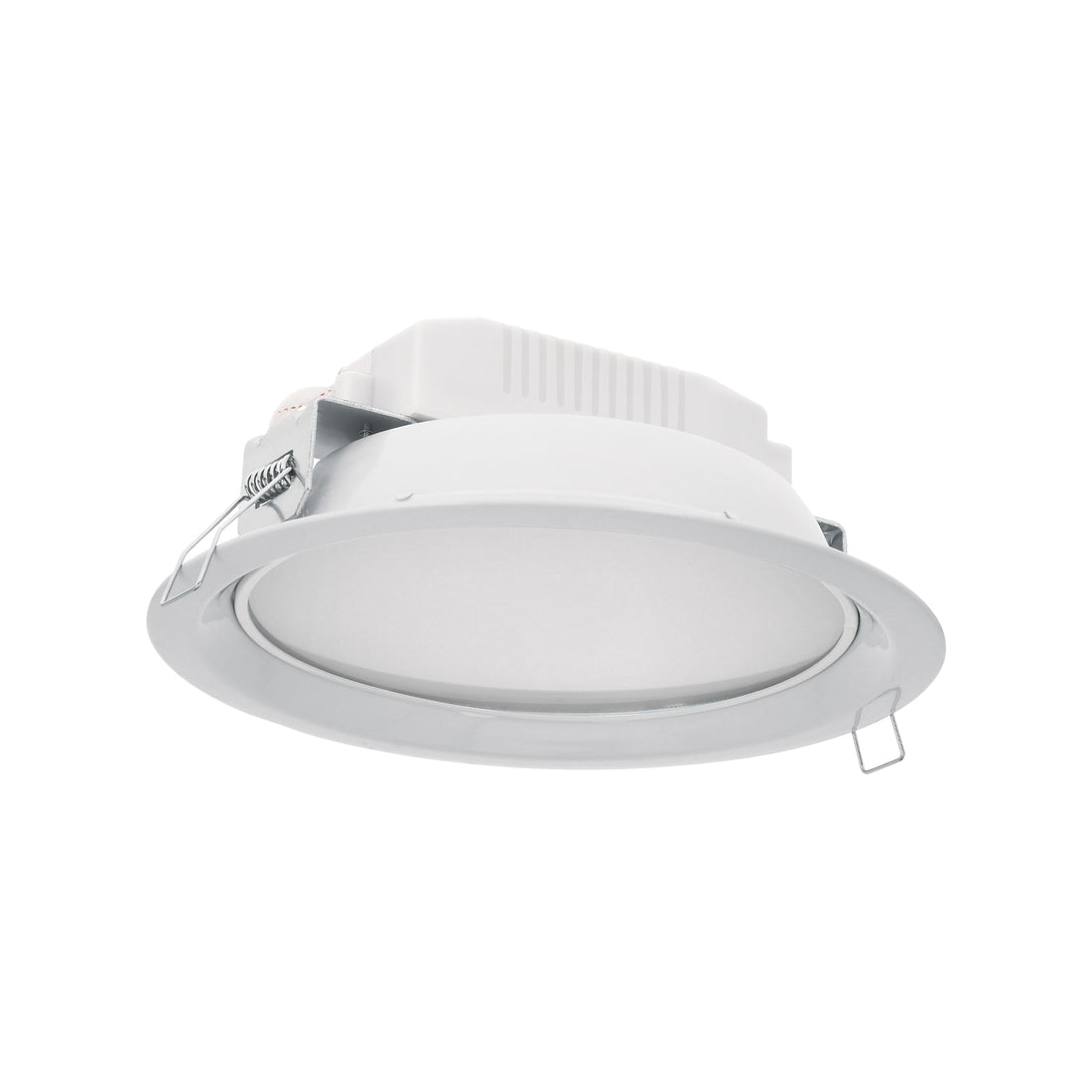 Luminario LED empotrable 12 W 6500 K, redondo, VOLTECK