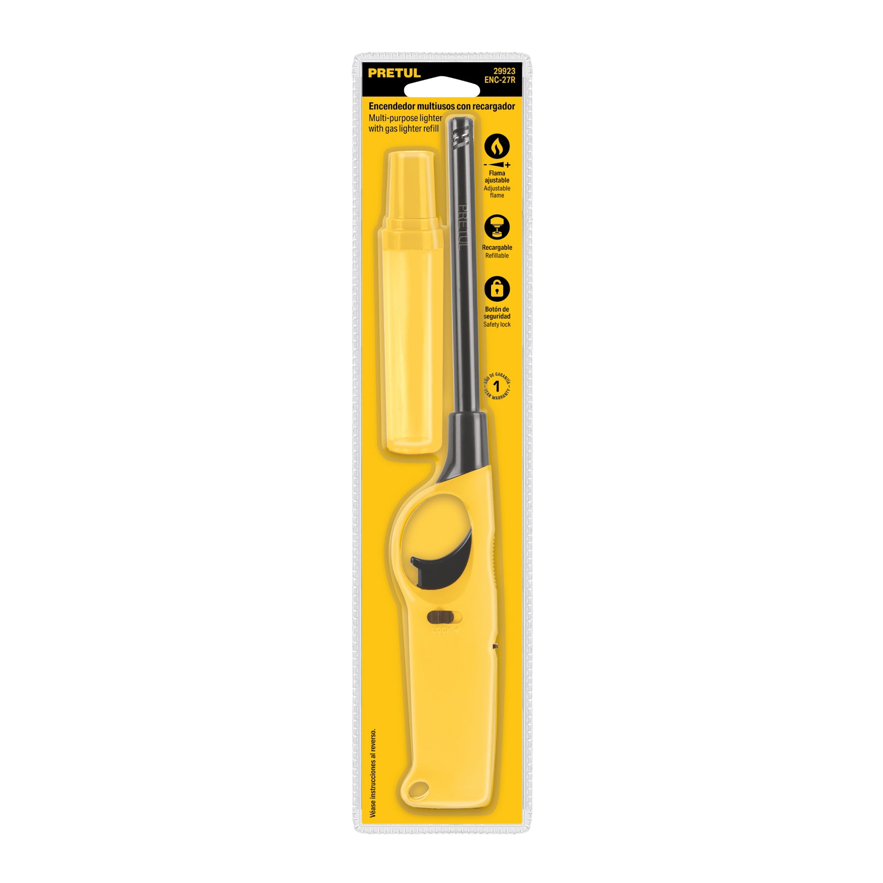 Encendedor para cocina, 27 cm, con recargador, PRETUL