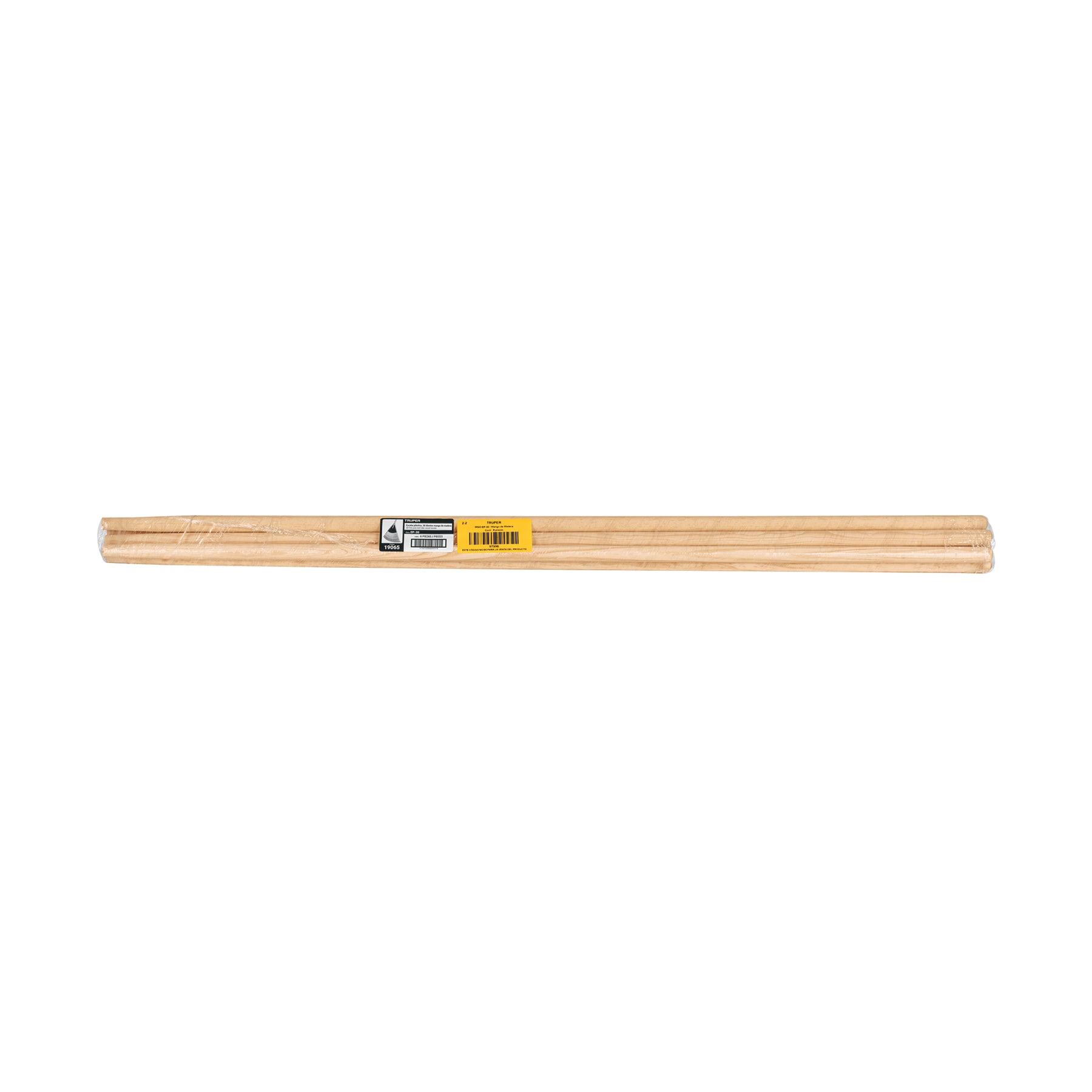 Escoba plástica para jardín, flexible, 30 dientes, mango 48"