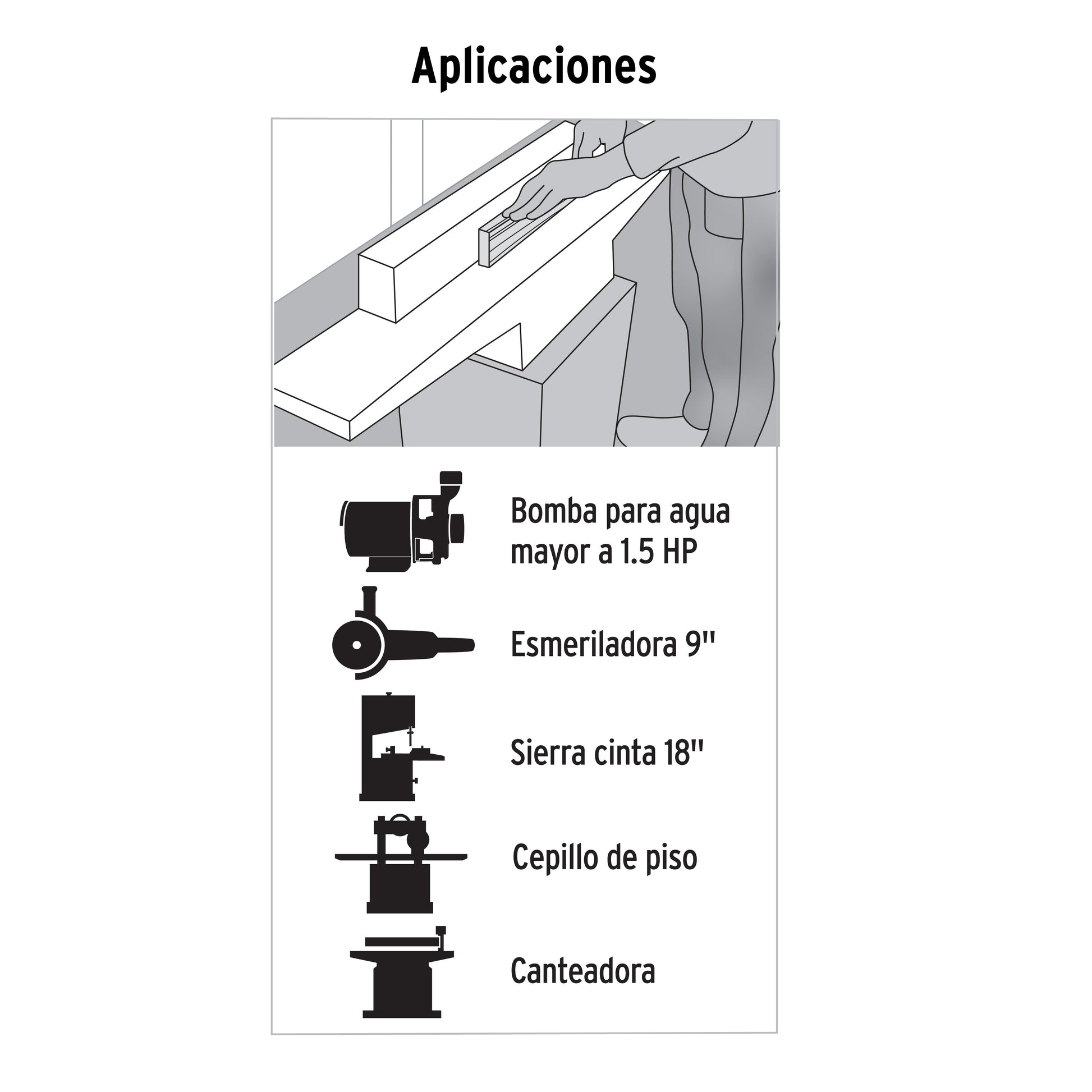 Extensión reforzada aterrizada 20 m 3x12 AWG, VOLTECK