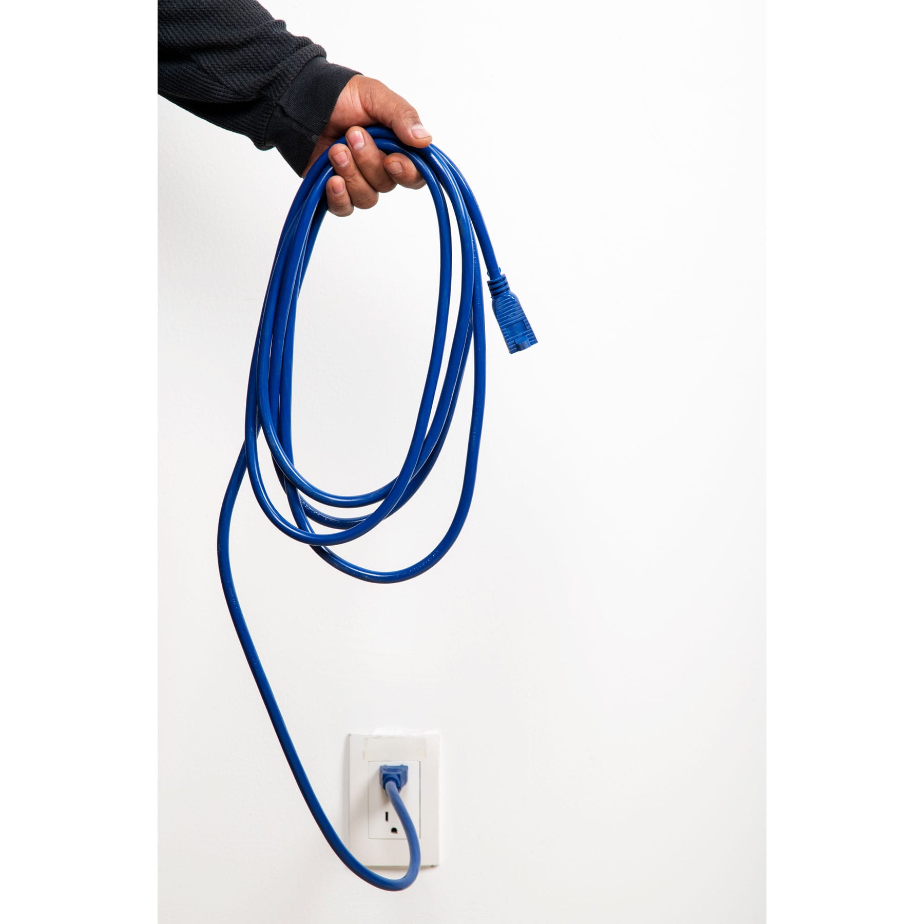 Extensión de uso rudo aterrizada 4 m 3x16 AWG, VOLTECK