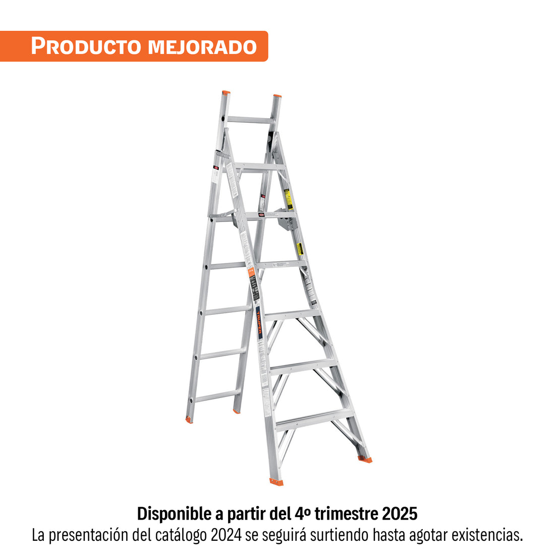 Escalera convertible, tipo ll, 13 escalones, TRUPER