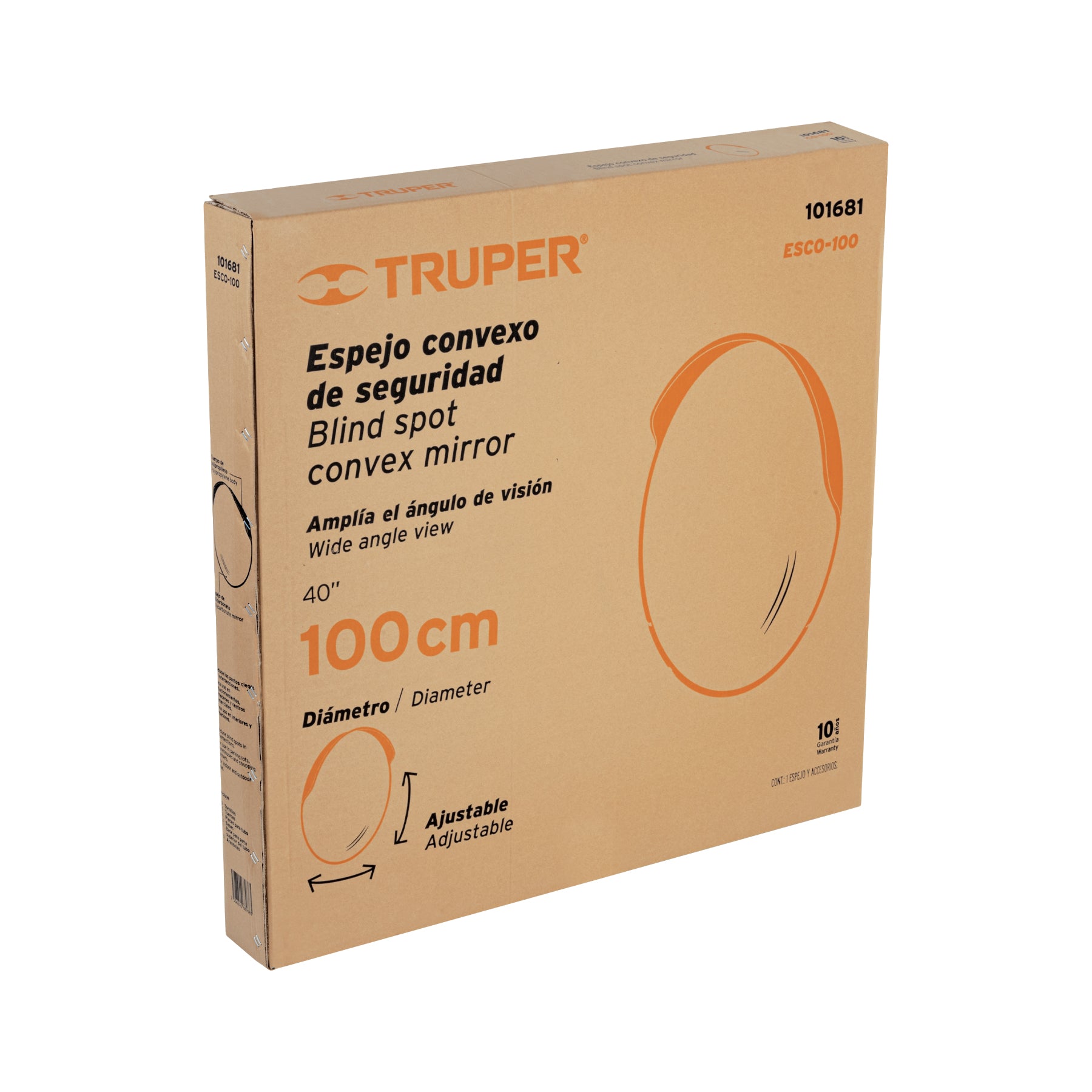 Espejo convexo de 100 cm, TRUPER
