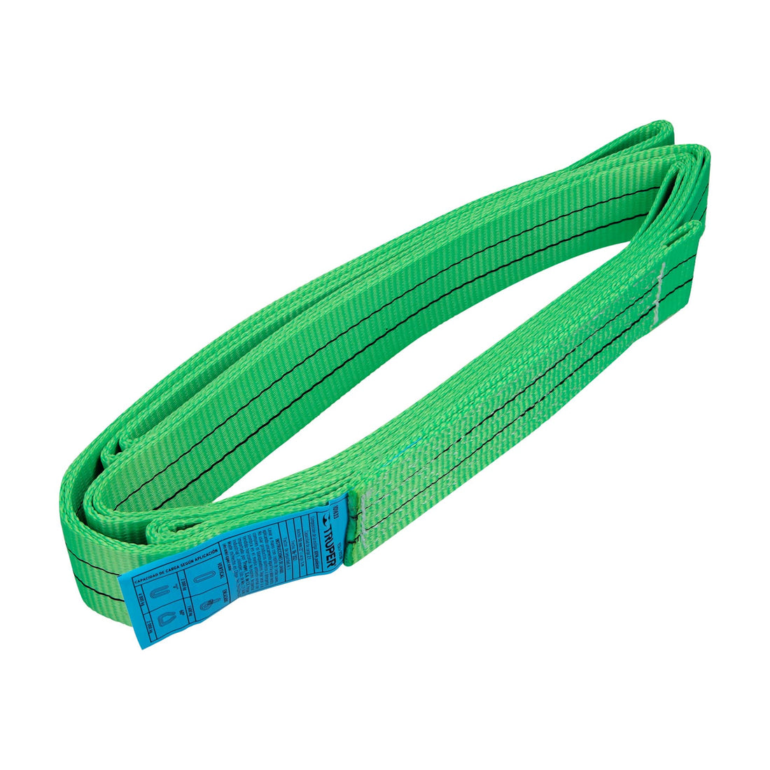 Eslinga de poliéster redonda sin fin, 2 T x 3 m, TRUPER
