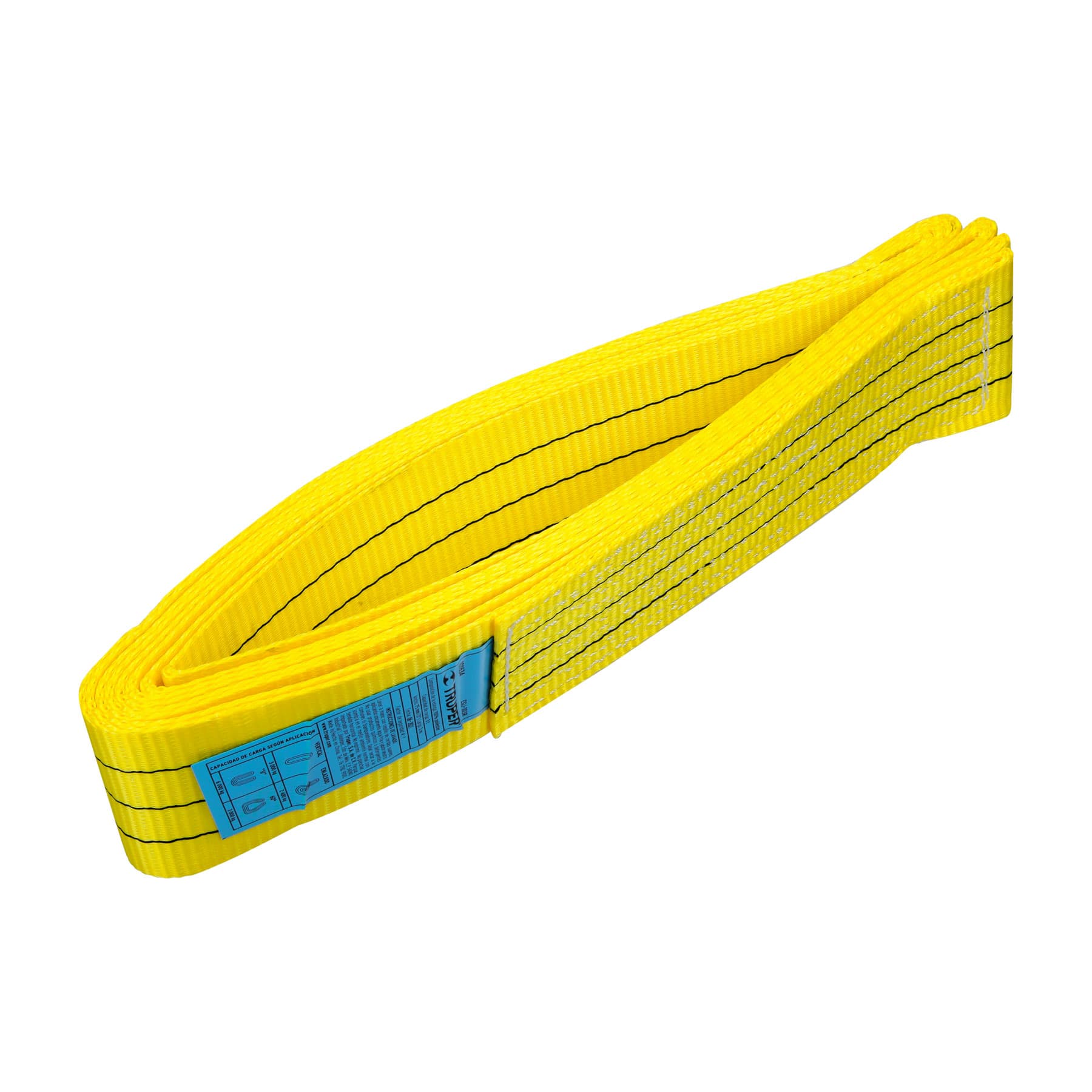 Eslinga de poliéster redonda sin fin, 3 T x 3 m, TRUPER