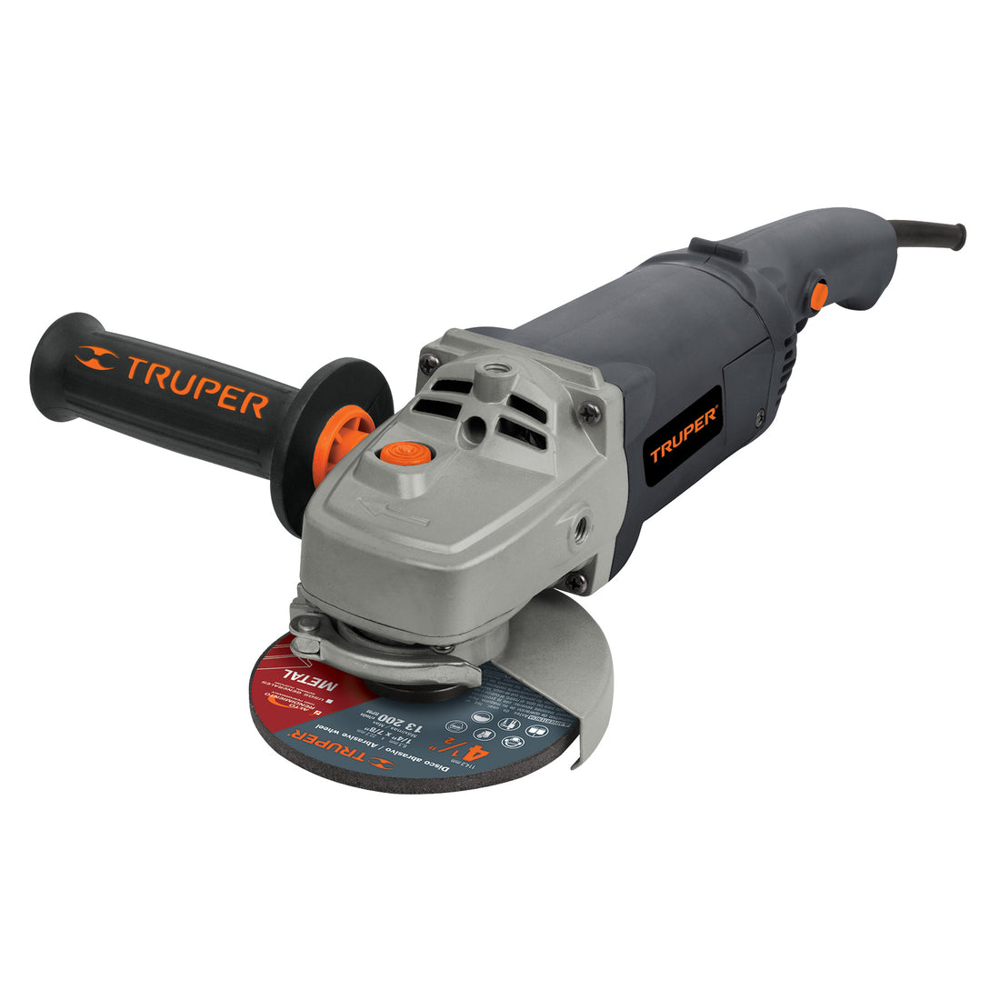 Esmeriladora angular 4-1/2", industrial, 1200 W