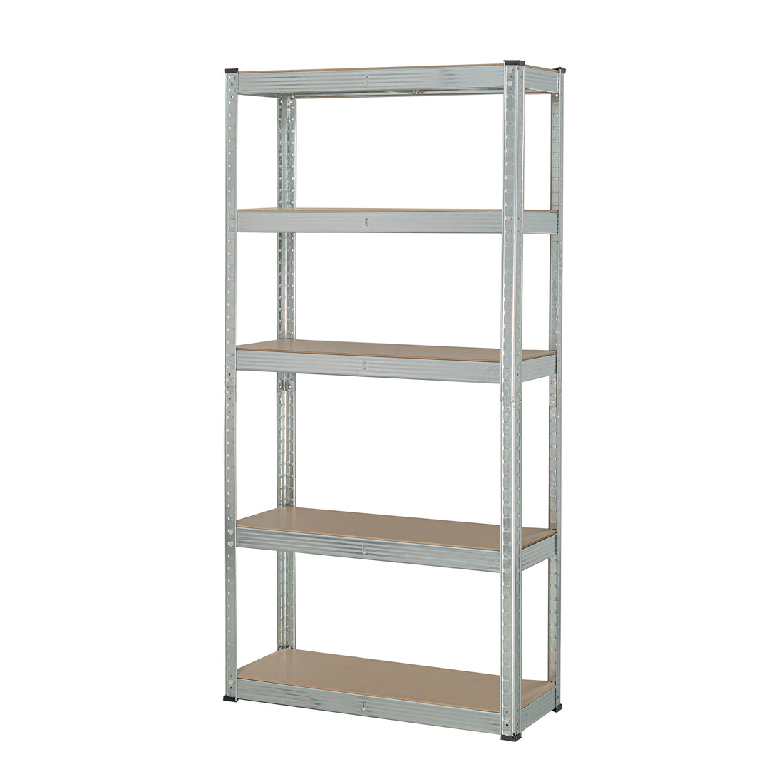 Estante metálico 5 repisas MDF cap. 35 Kg,150x30x75, PRETUL