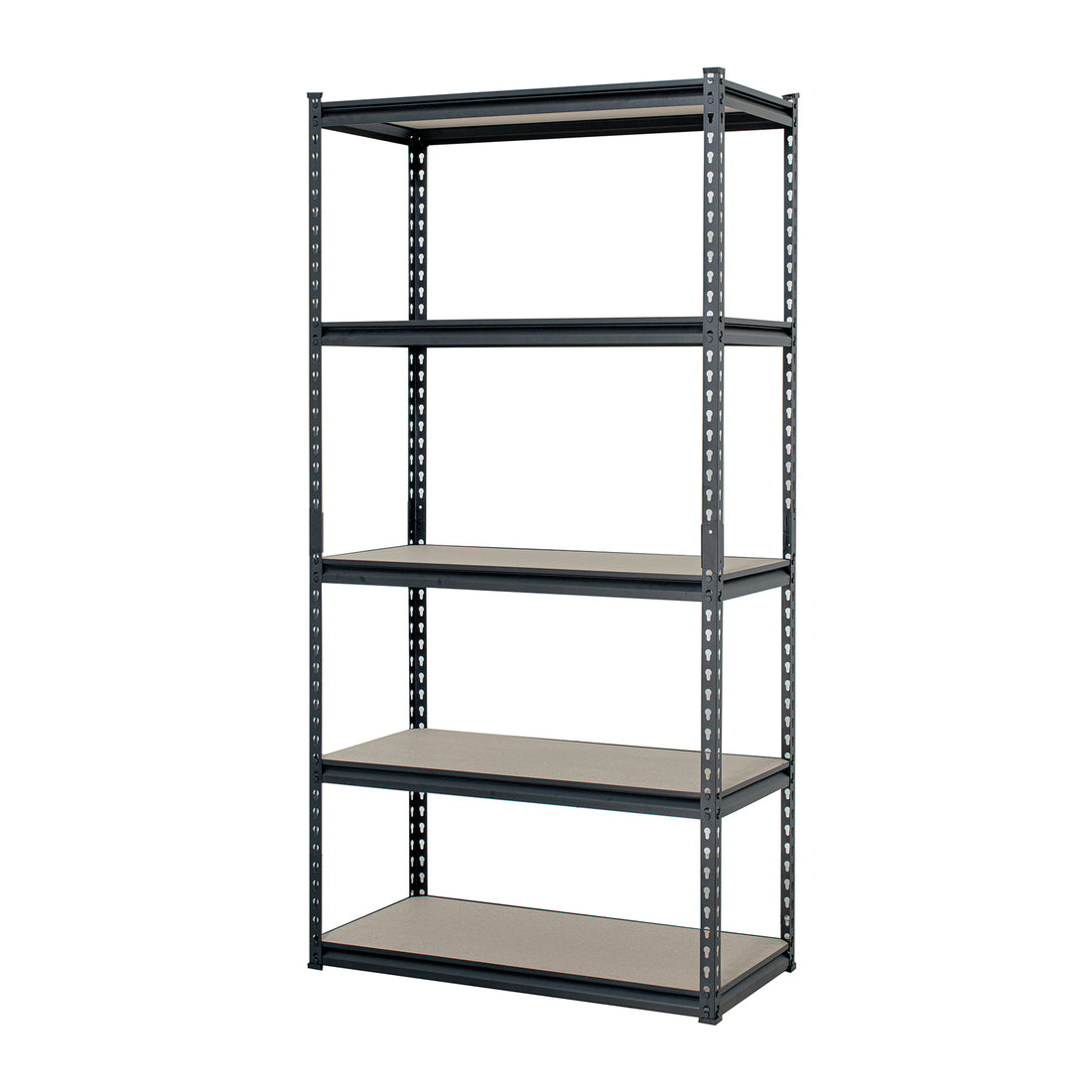 Estante metálico 5 repisas MDP cap. 60 Kg,180x45x90, PRETUL
