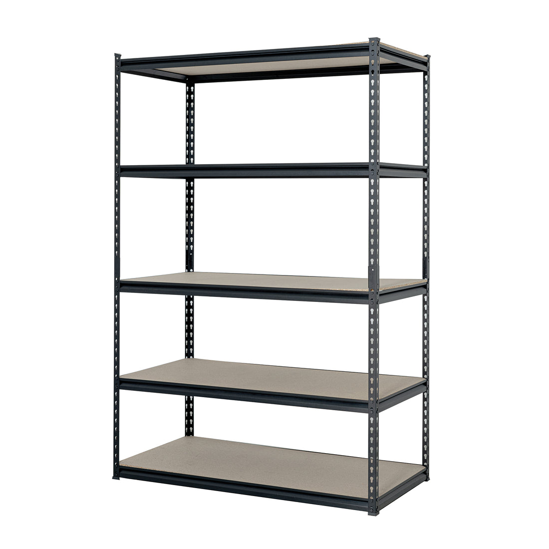 Estante metálico 5 repisas MDP cap. 60 Kg,180x60x120, PRETUL