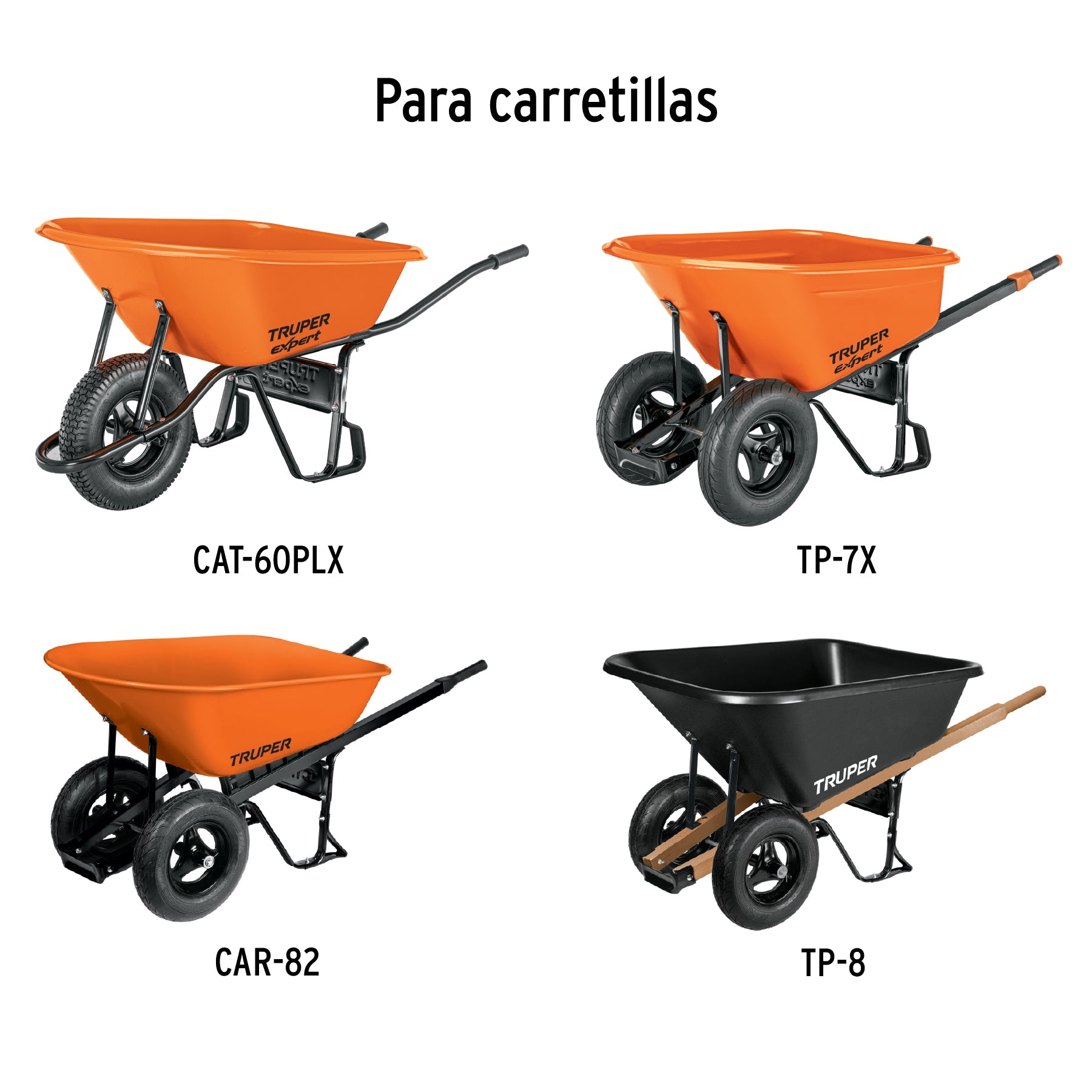 2 estabilizadores calibre 15 p/carretillas TRUPER y EXPERT