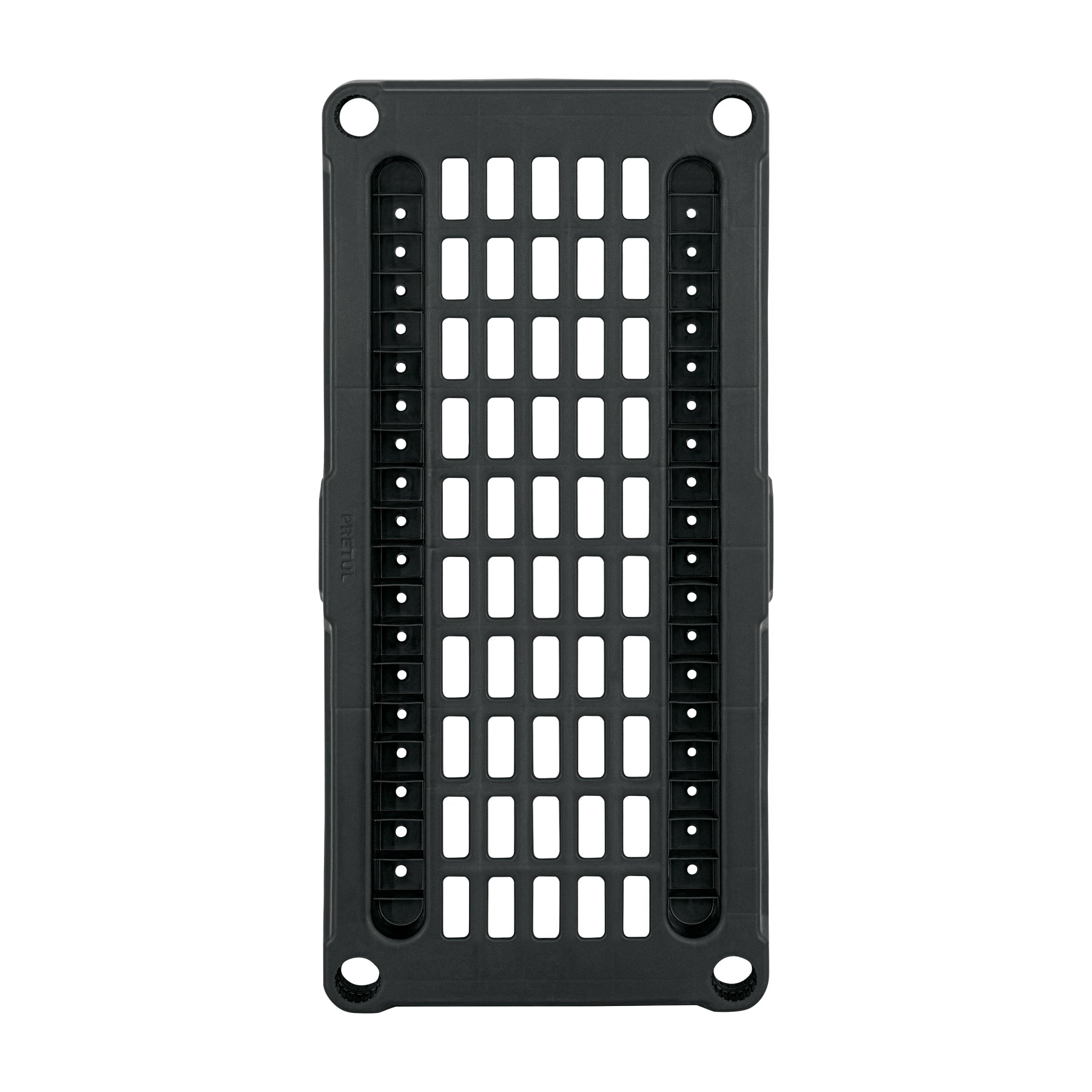 Estante plástico amplio 4 rep/cap. 35 kg, 140x44x92, PRETUL