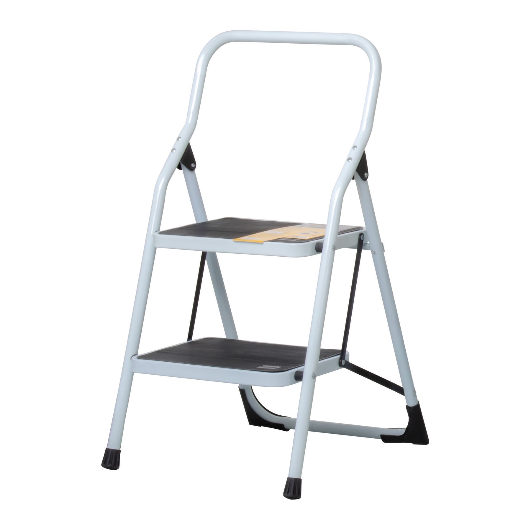 Escalerilla tubular, plegable, 2 peldaños, PRETUL