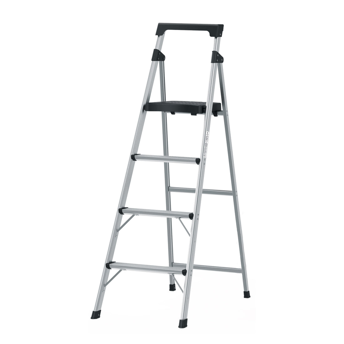 Escalerilla tubular plegable, 4 peldaños, aluminio, TRUPER