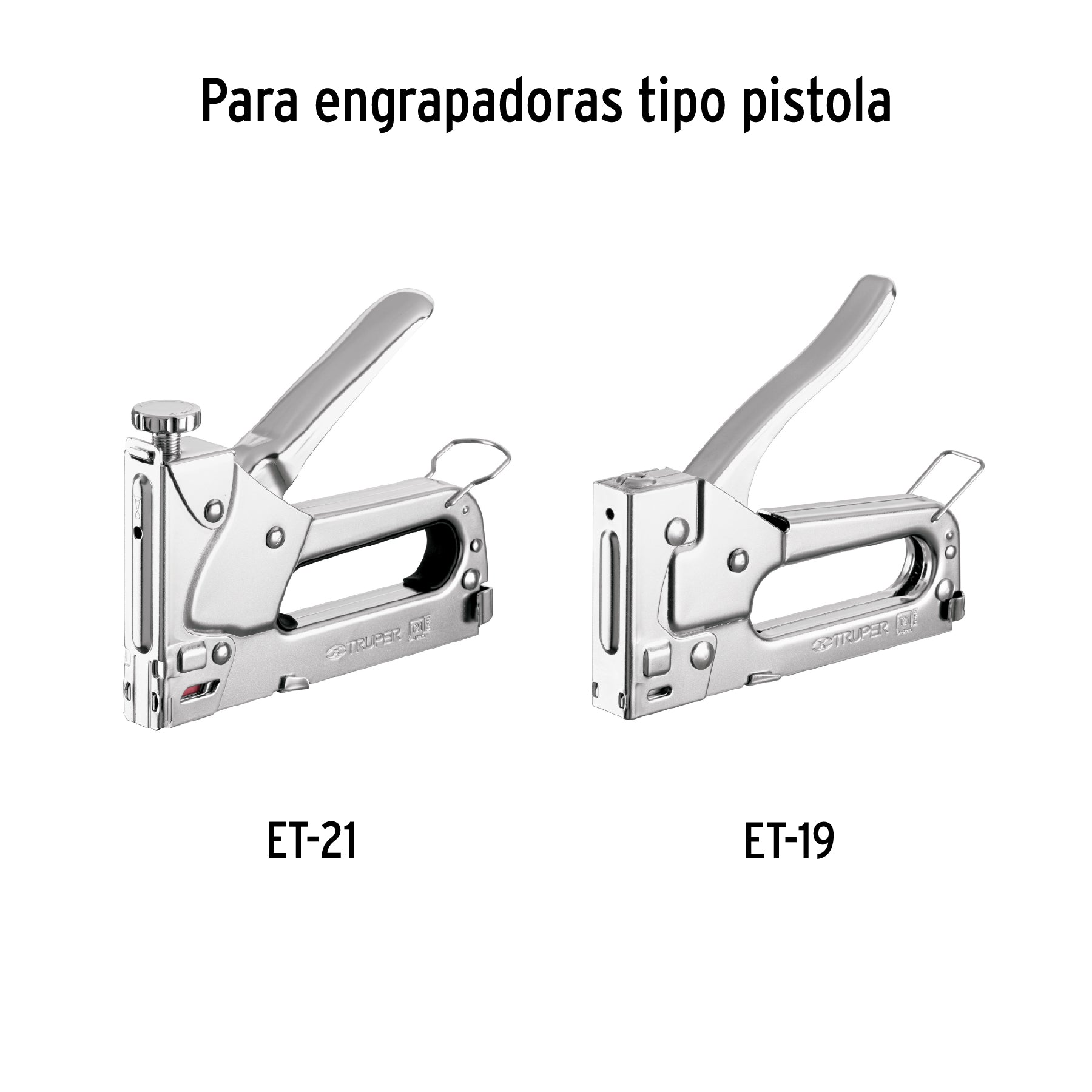 1000 grapas 1/4" corona 11.2 mm, para ET-21 y ET-19, TRUPER
