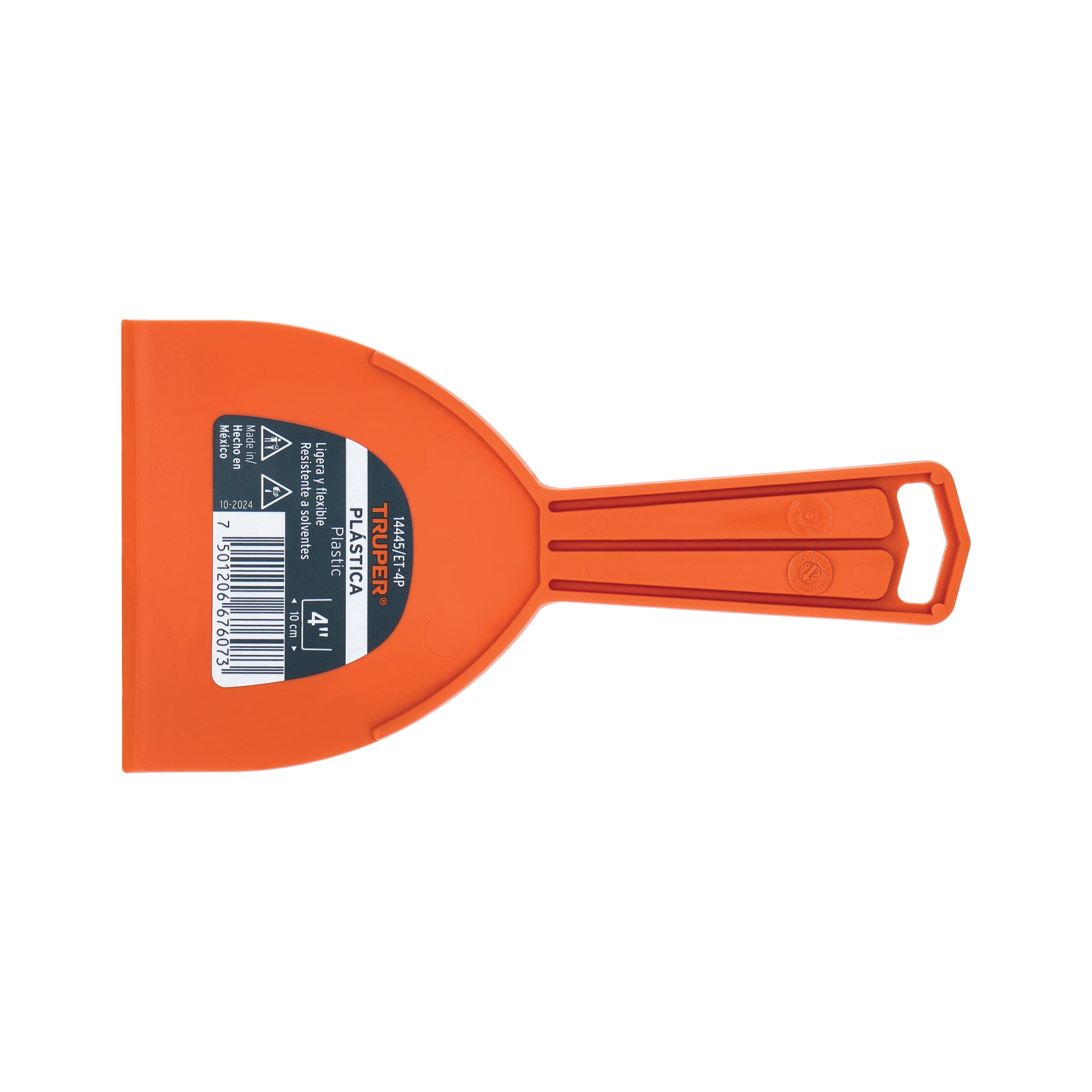 Espátula plástica de 4", TRUPER