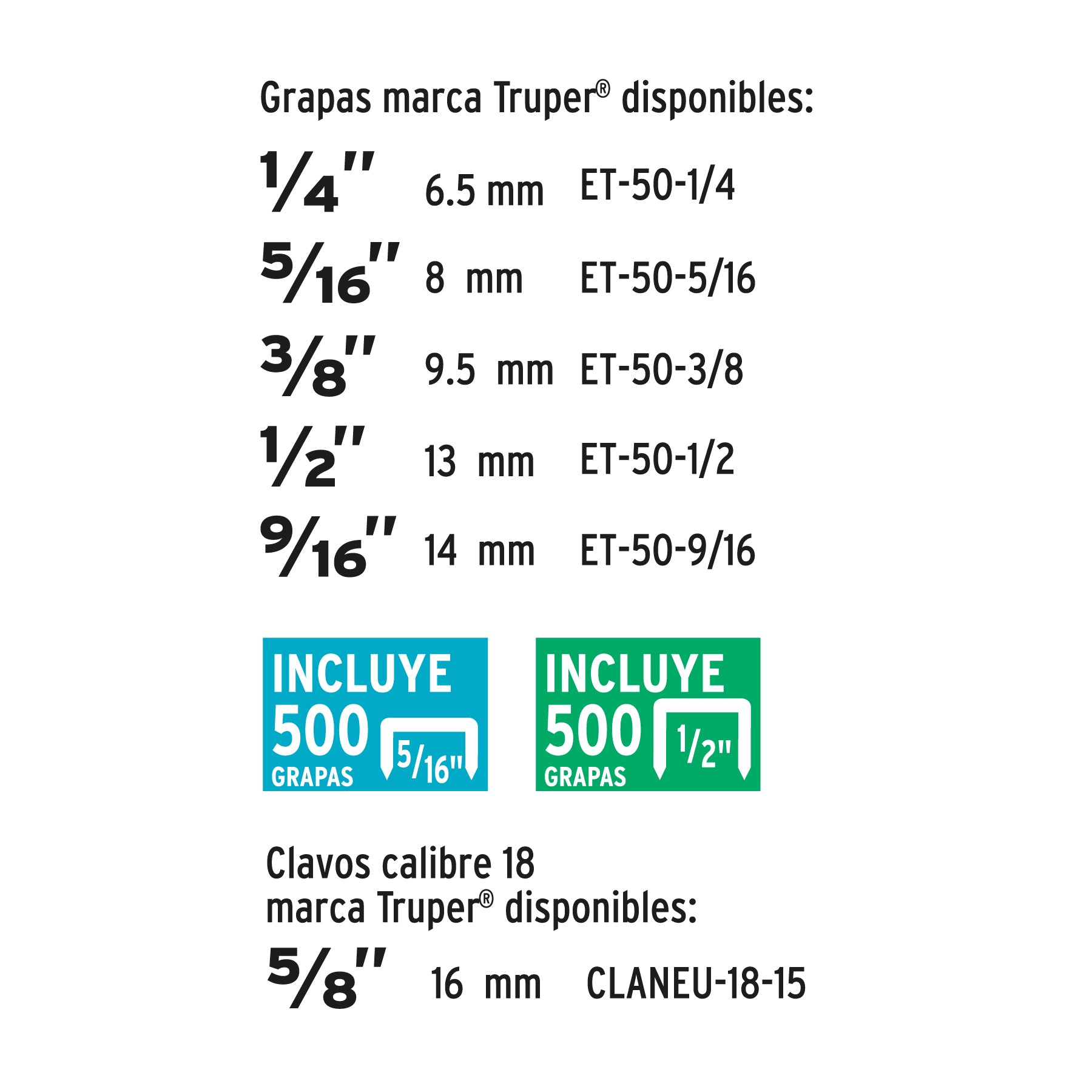 Engrapadora / clavadora tipo pistola, TRUPER