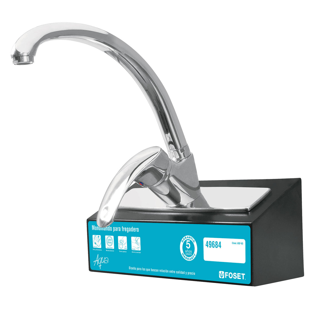 Exhibidor con monomando AQF-83, AQUA