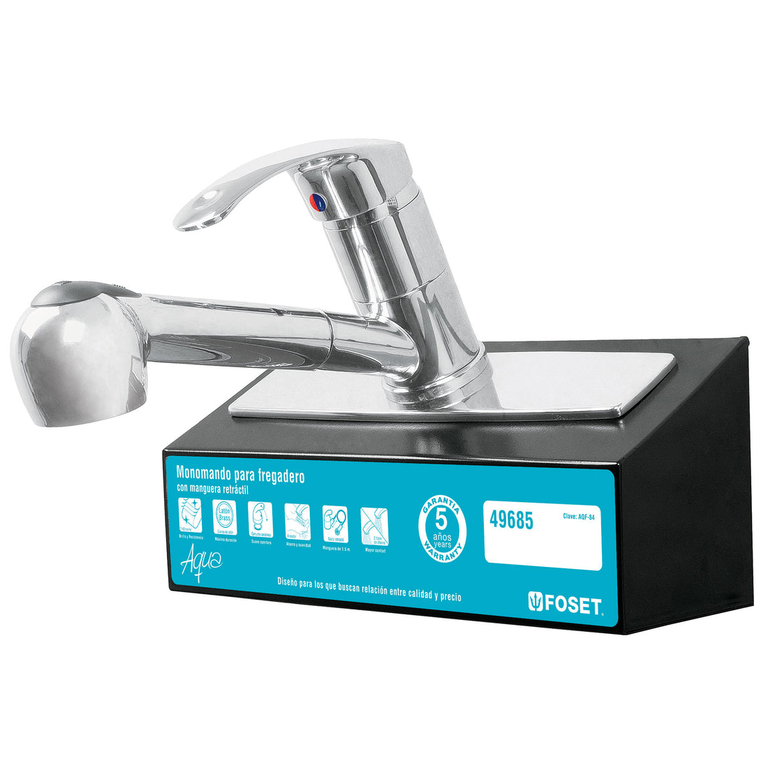 Exhibidor con monomando AQF-84, AQUA