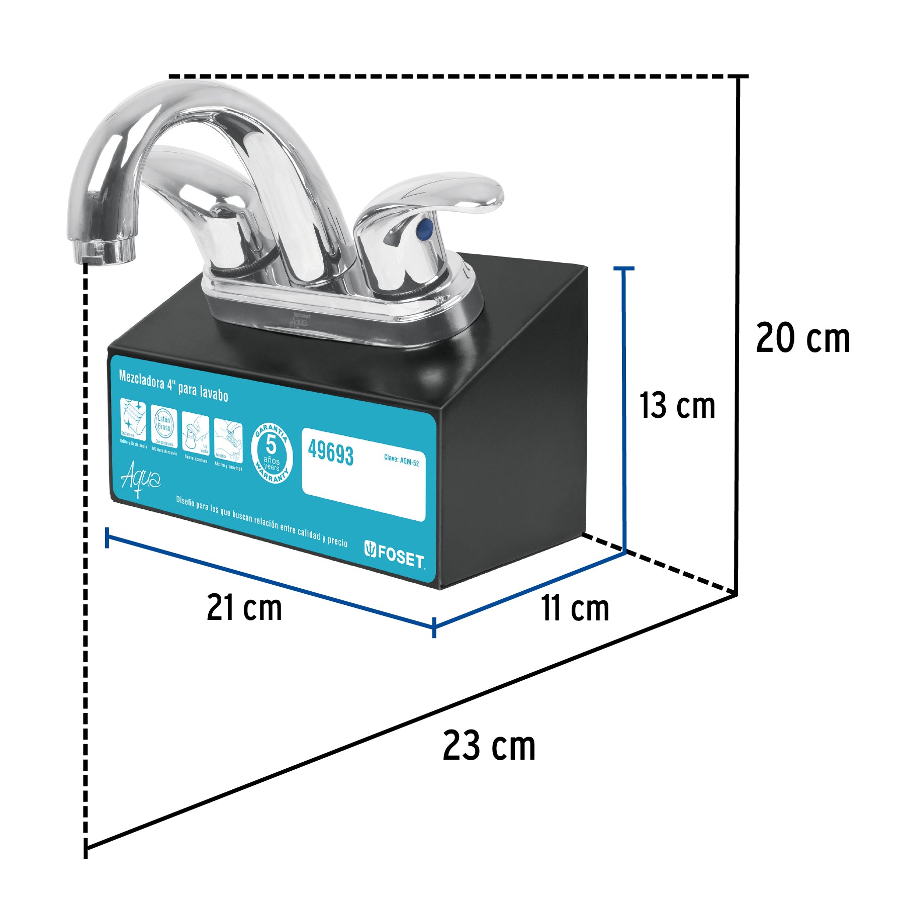 Exhibidor con mezcladora AQM-52, FOSET