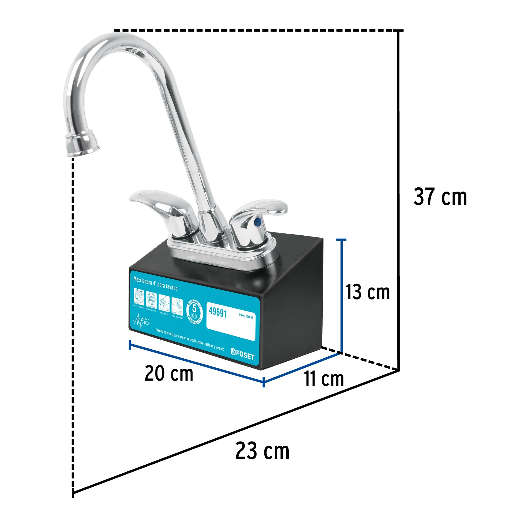 Exhibidor con mezcladora AQM-62, FOSET