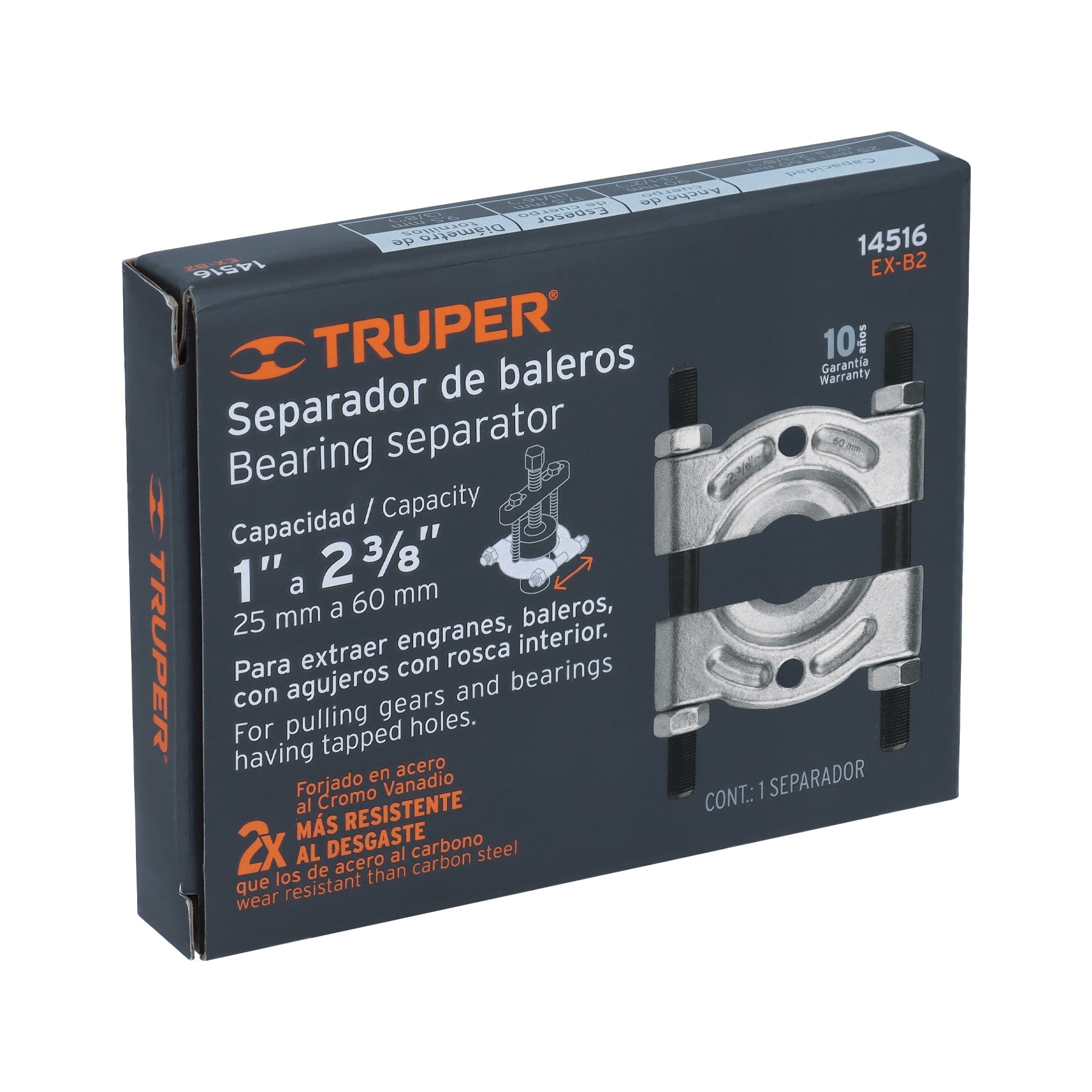 Separador de baleros de 25 a 62 mm, TRUPER