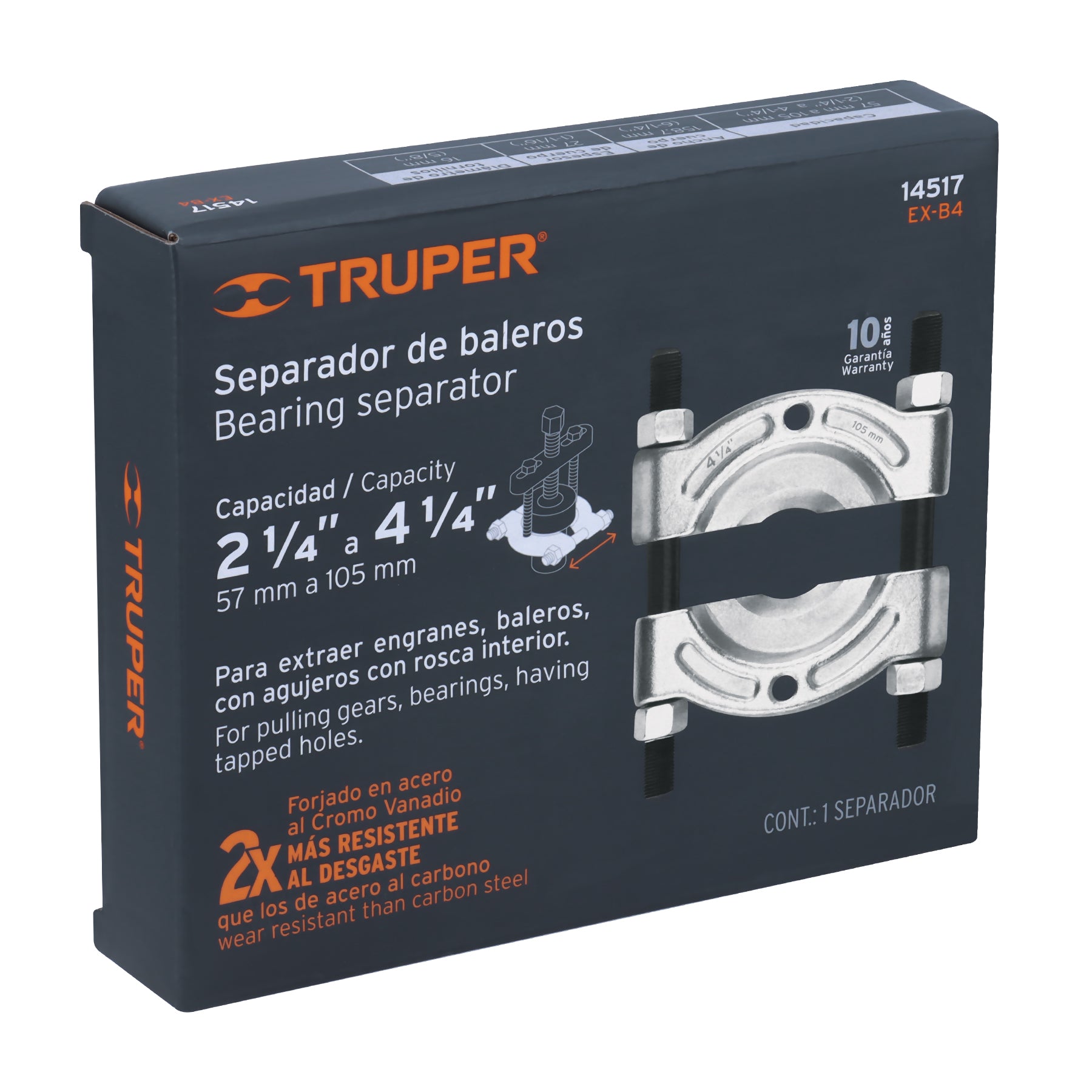 Separador de baleros de 57 a 108 mm, TRUPER