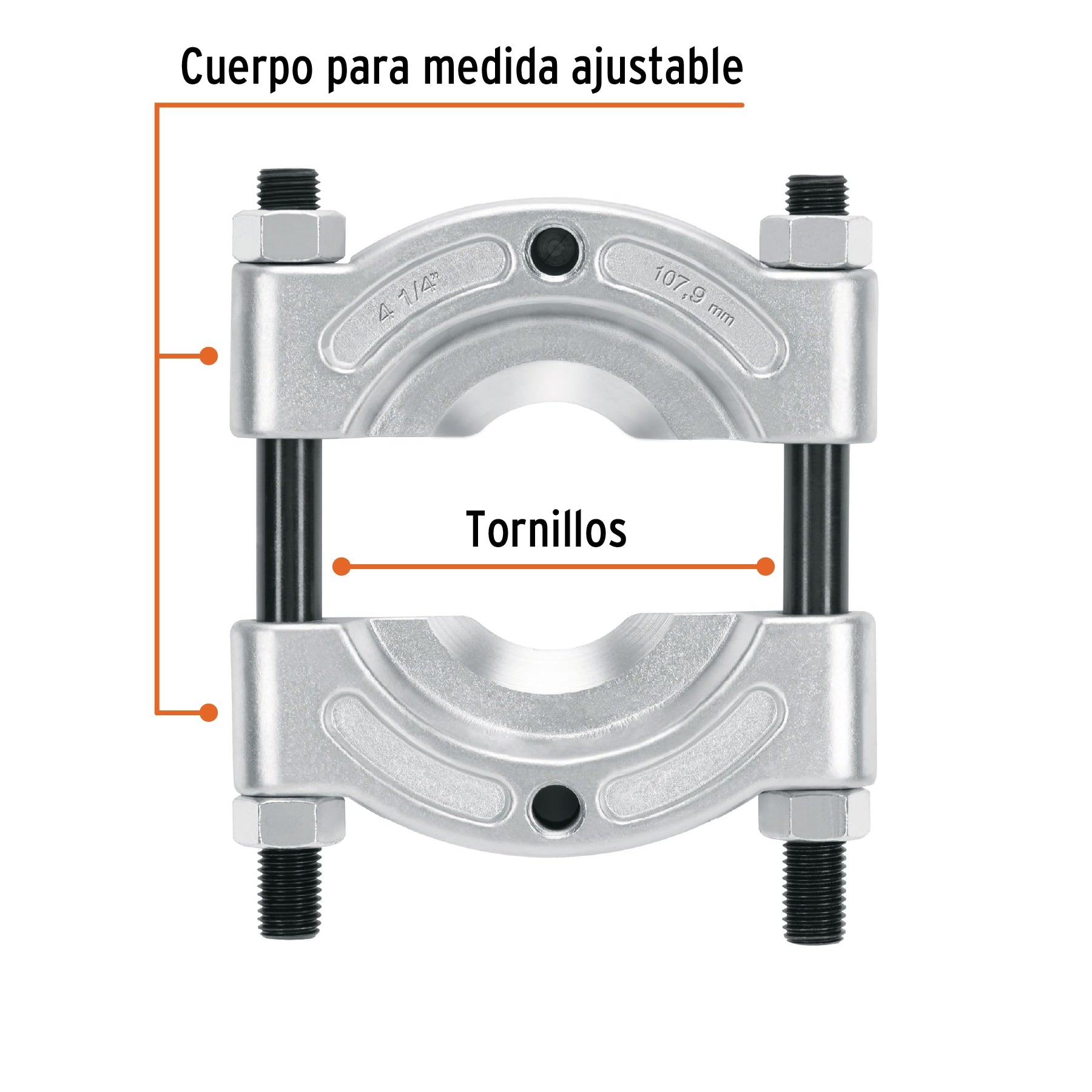 Separador de baleros de 57 a 108 mm, TRUPER