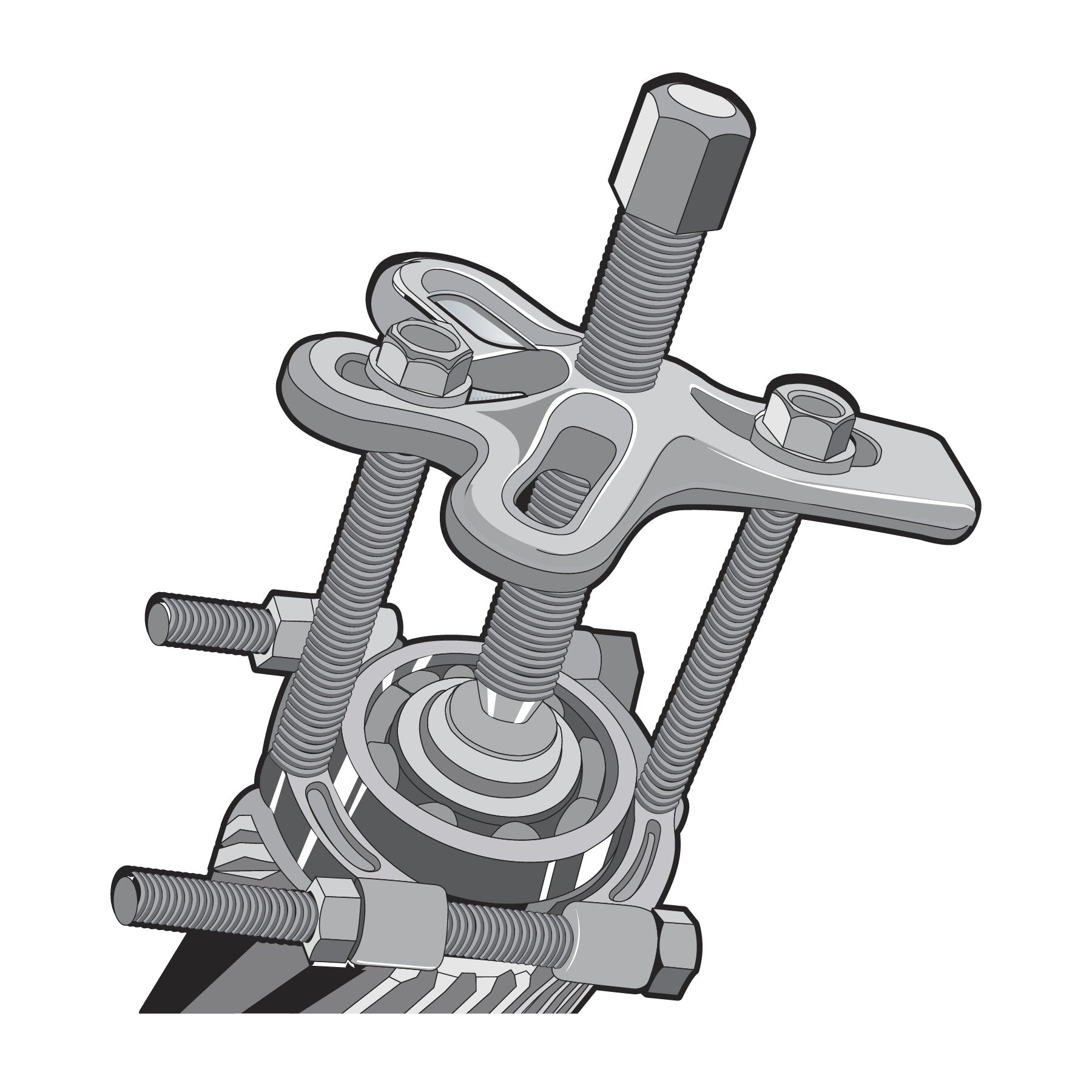 Separador de baleros de 57 a 108 mm, TRUPER