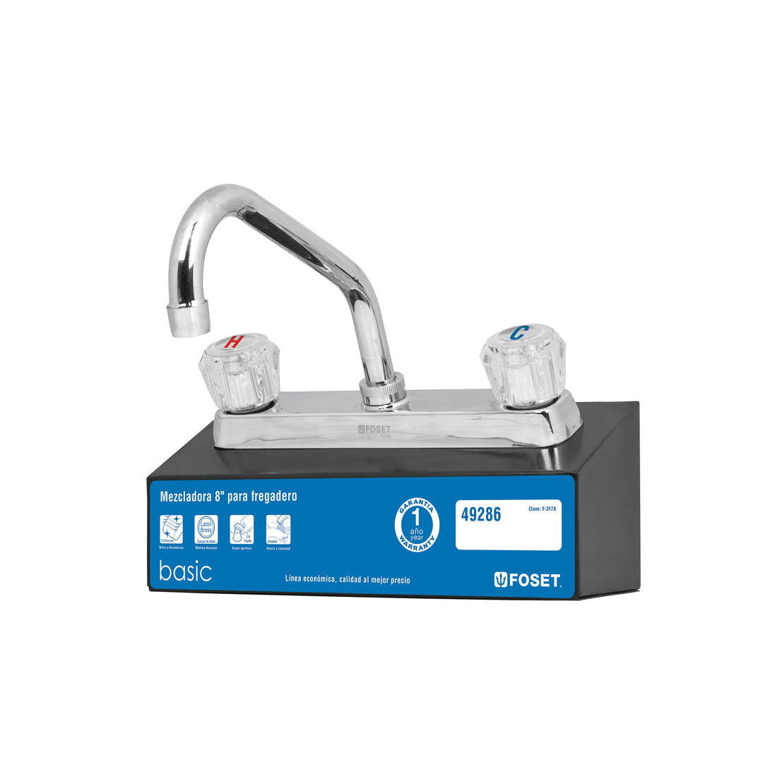 Exhibidor con mezcladora F-317A, FOSET