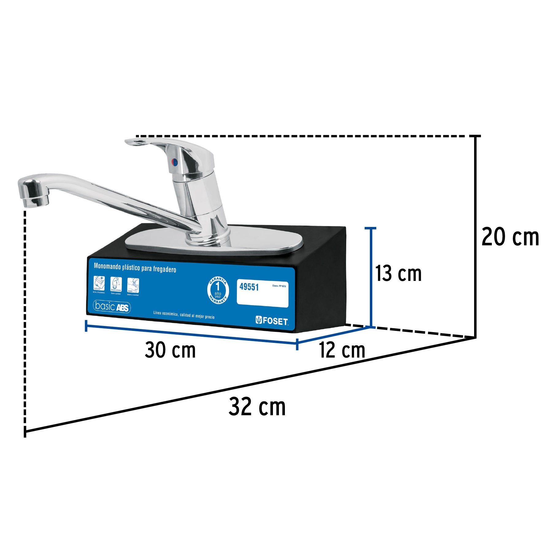 Exhibidor con mezcladora FP-076, FOSET