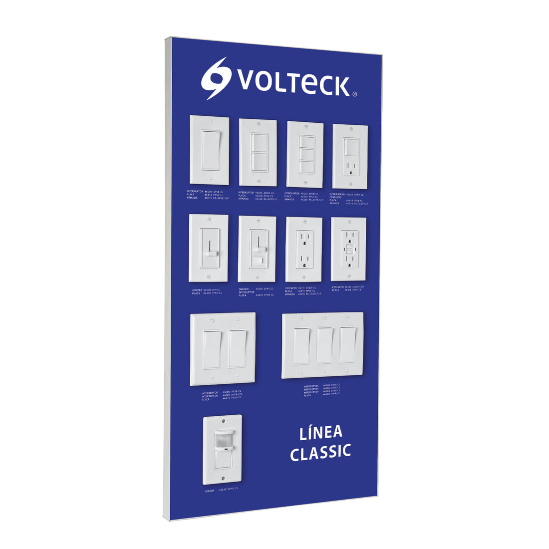 Exhibidor línea clásica, VOLTECK