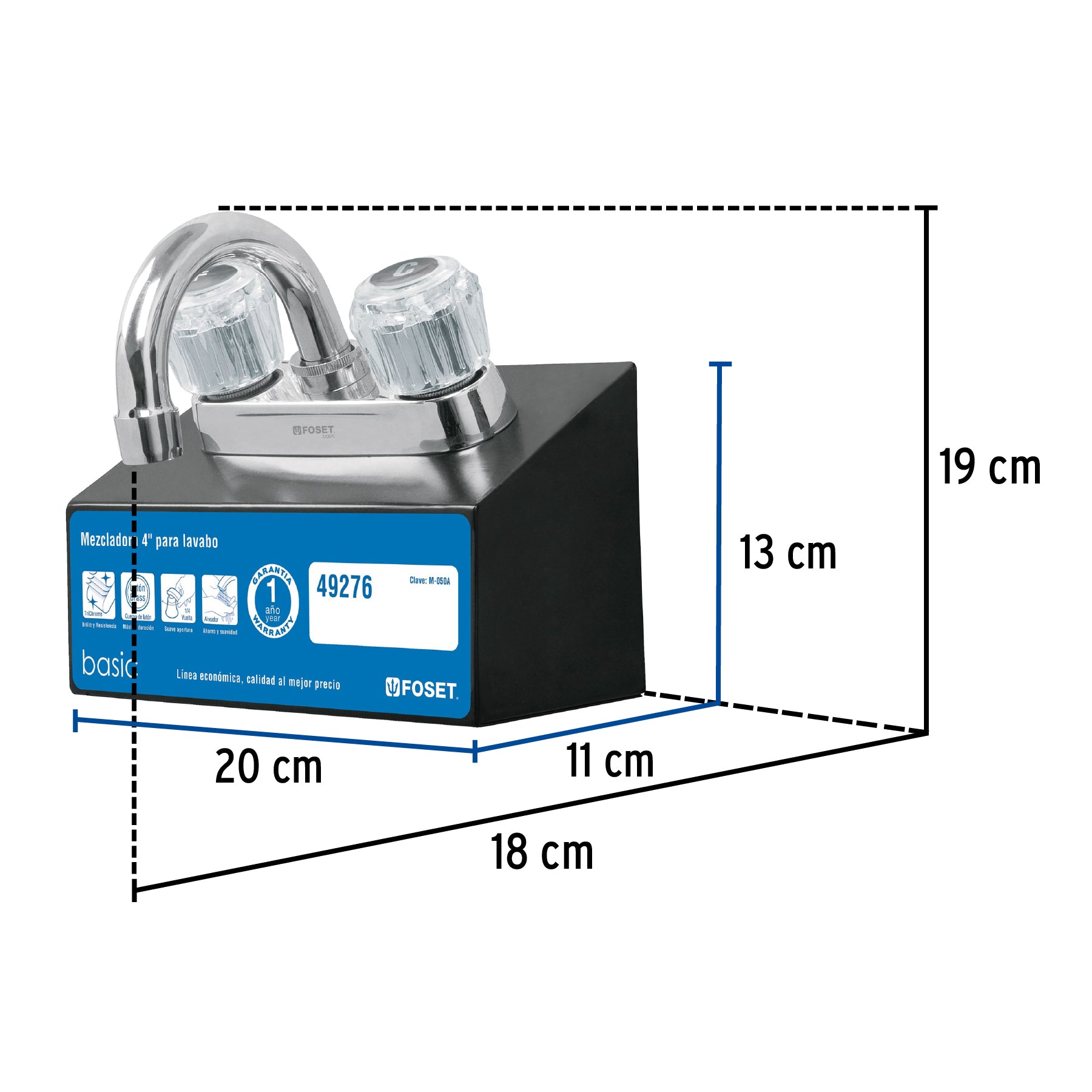 Exhibidor con mezcladora M-050A, FOSET